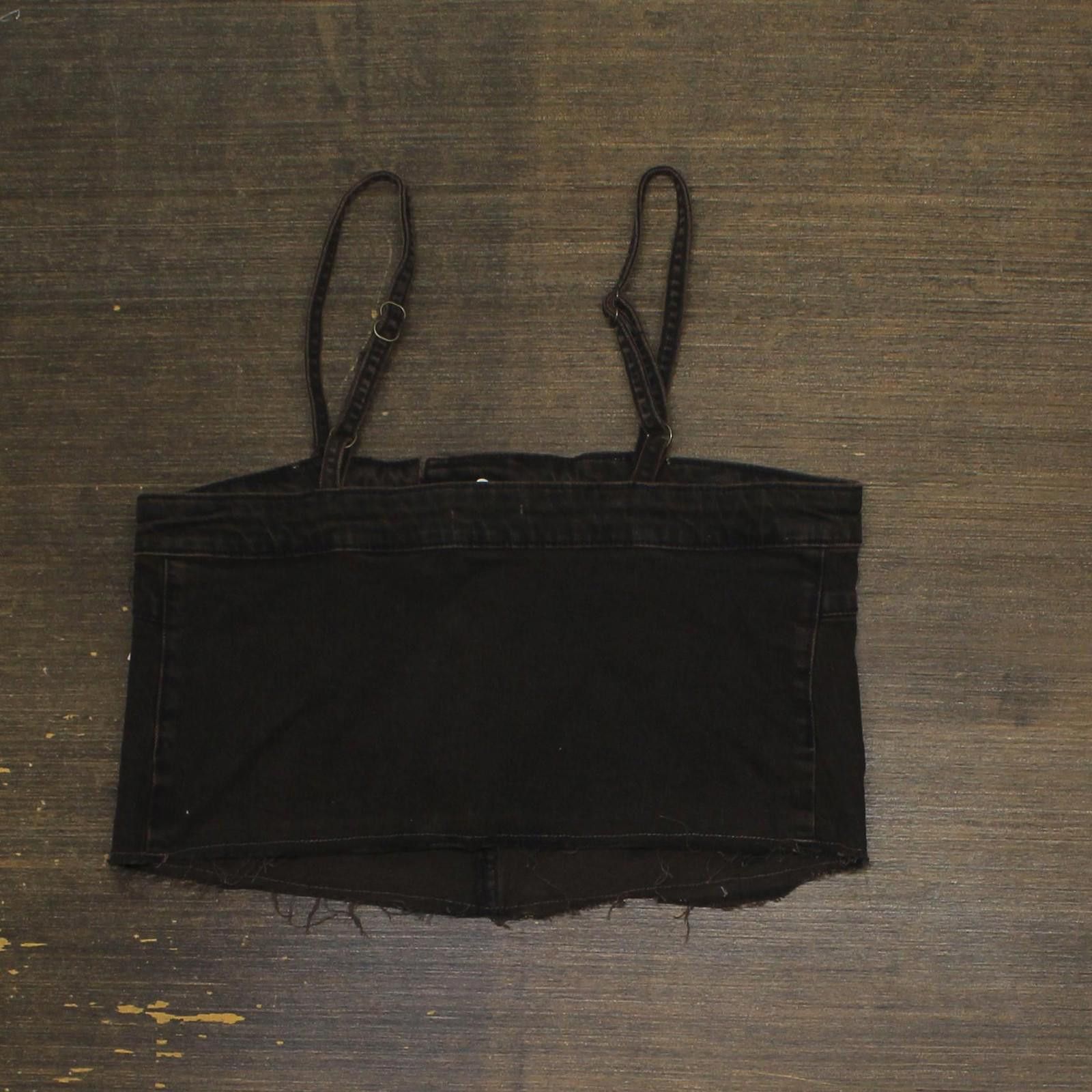 Other Nwt Wild Fable Cropped Denim Tank Top 90632768 Brown S Size S / US 4 / IT 40 - 2 Thumbnail