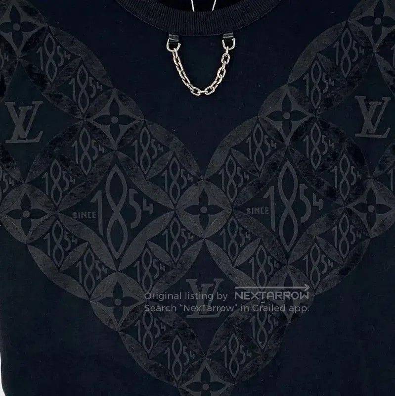 Louis Vuitton Louis Vuitton Black Cotton Men's T-Shirt . Size US M / EU 48-50 / 2 - 4 Thumbnail