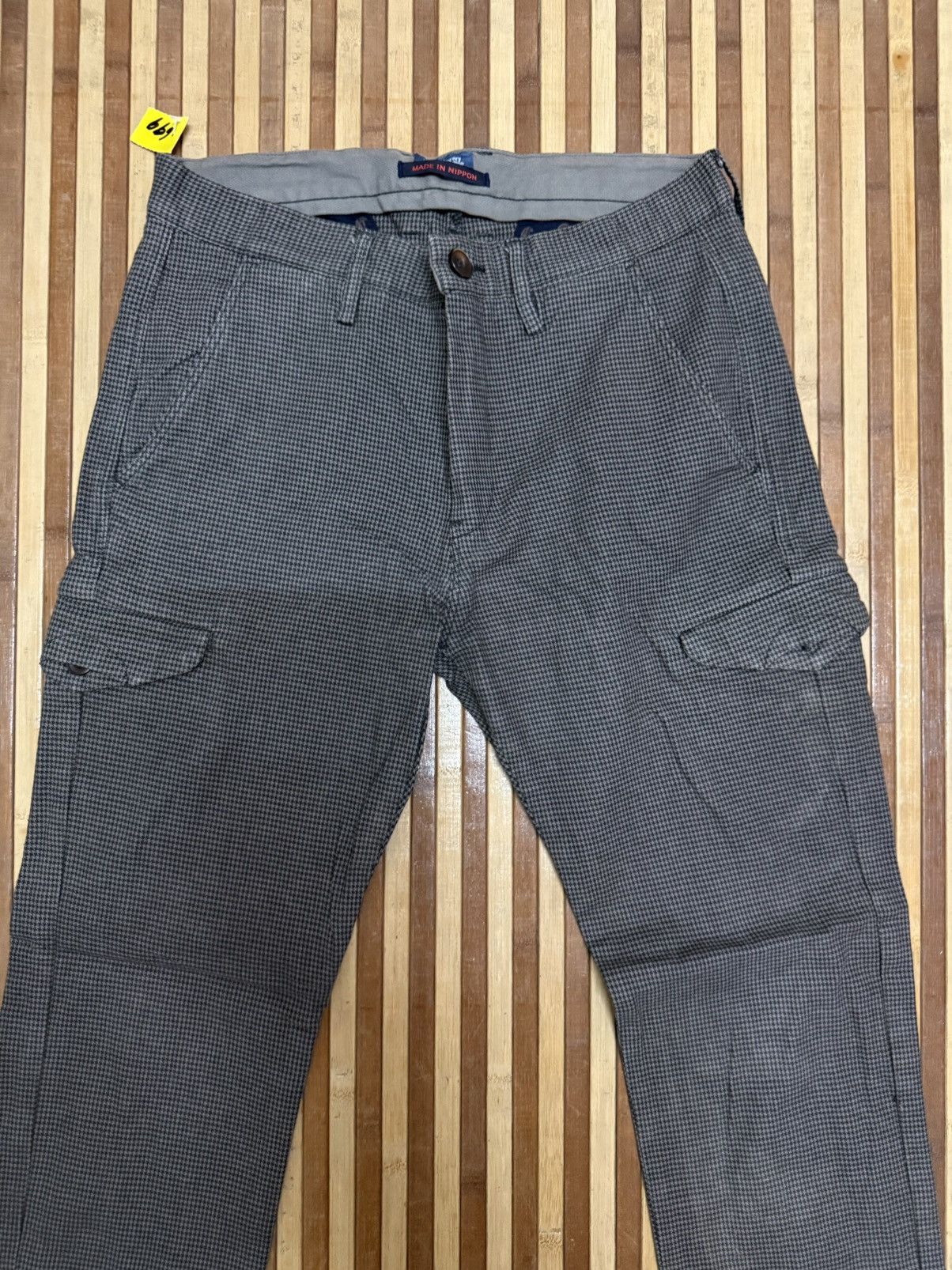 Japanese Brand Japanese Brand Checkered Trousers Cargo Pants Streetwear Size US 28 / EU 44 - 3 Thumbnail