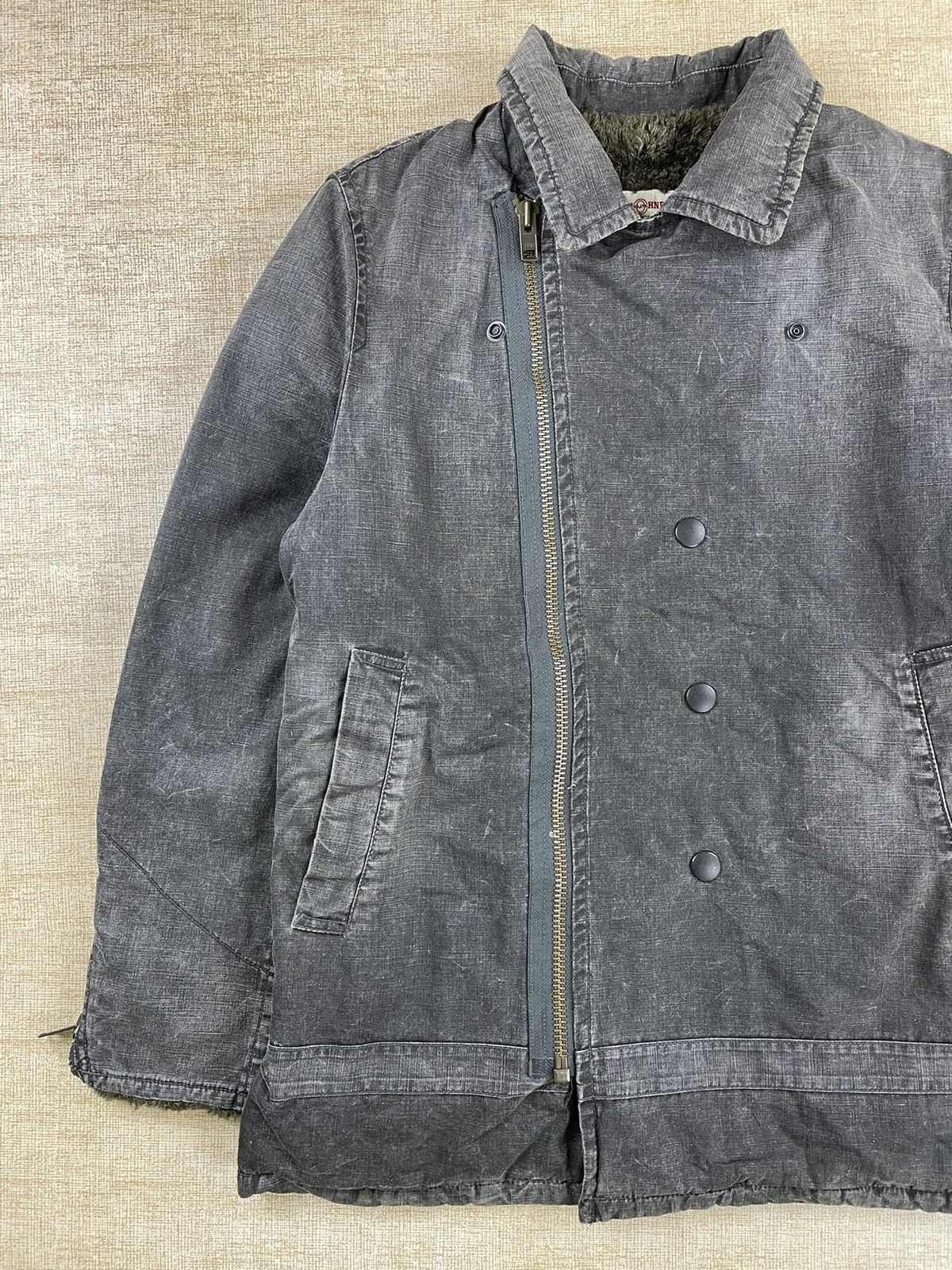 Johnbull × Vintage Vintage John Bull Double Collar Lined Sherpa Canvas Jacket Size US M / EU 48-50 / 2 - 3 Thumbnail