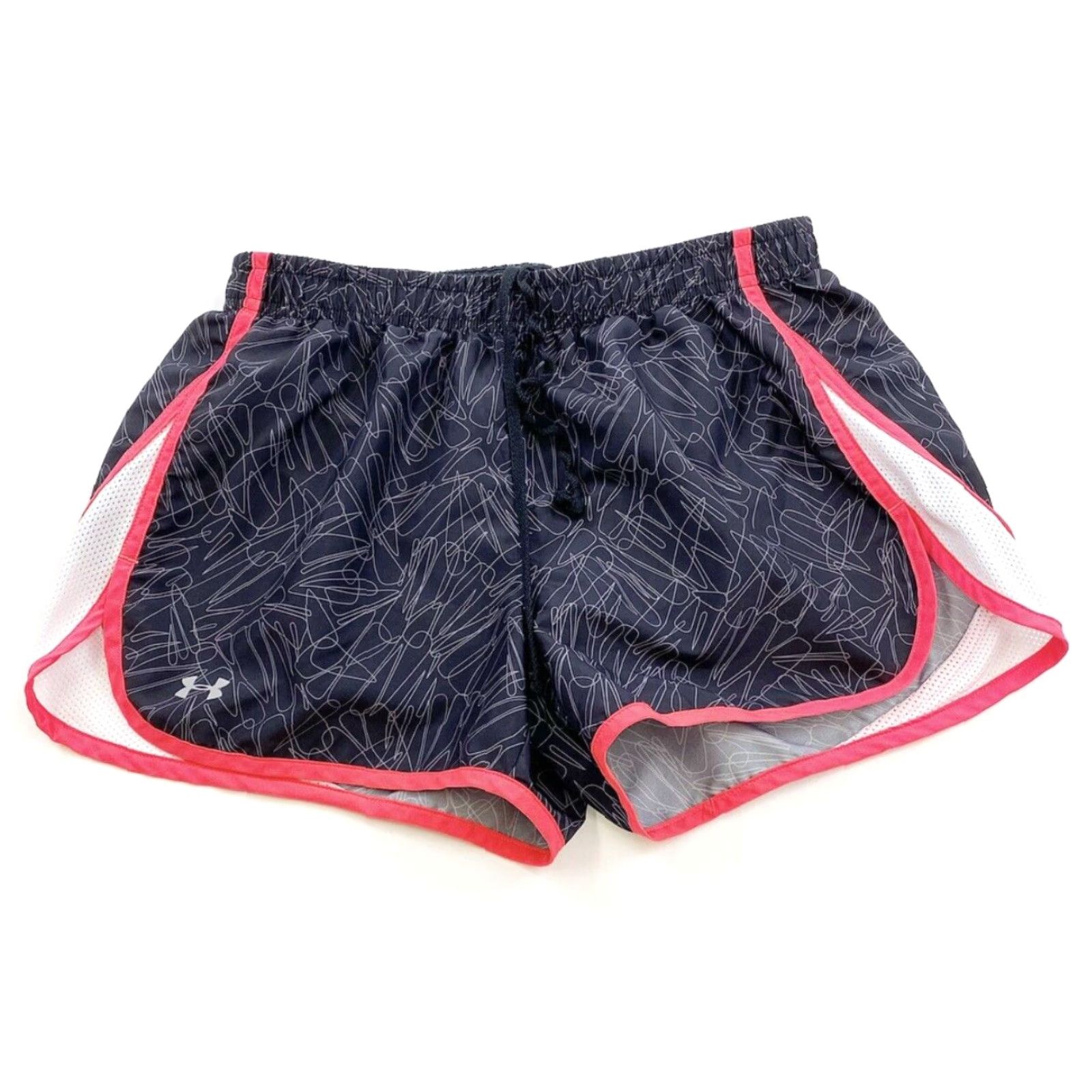 Under Armour Under Armour Running Shorts Womens Small Pink Black Athletic Activewear S Run & Jogging Women Size 28" / US 6 / IT 42 - 2 Thumbnail