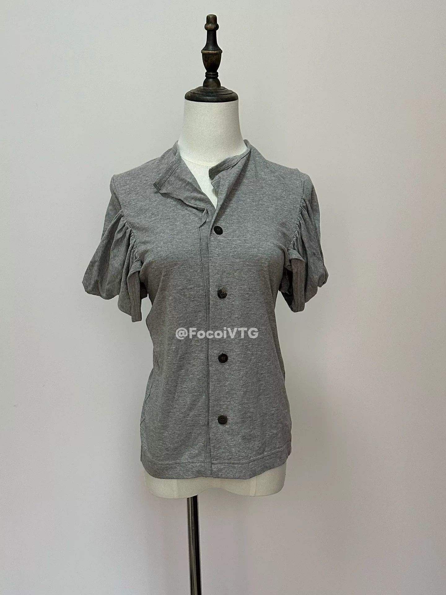 Junya Watanabe JUNYA WATANABE Gray Button Cardigan Size M / US 6-8 / IT 42-44 - 1 Thumbnail