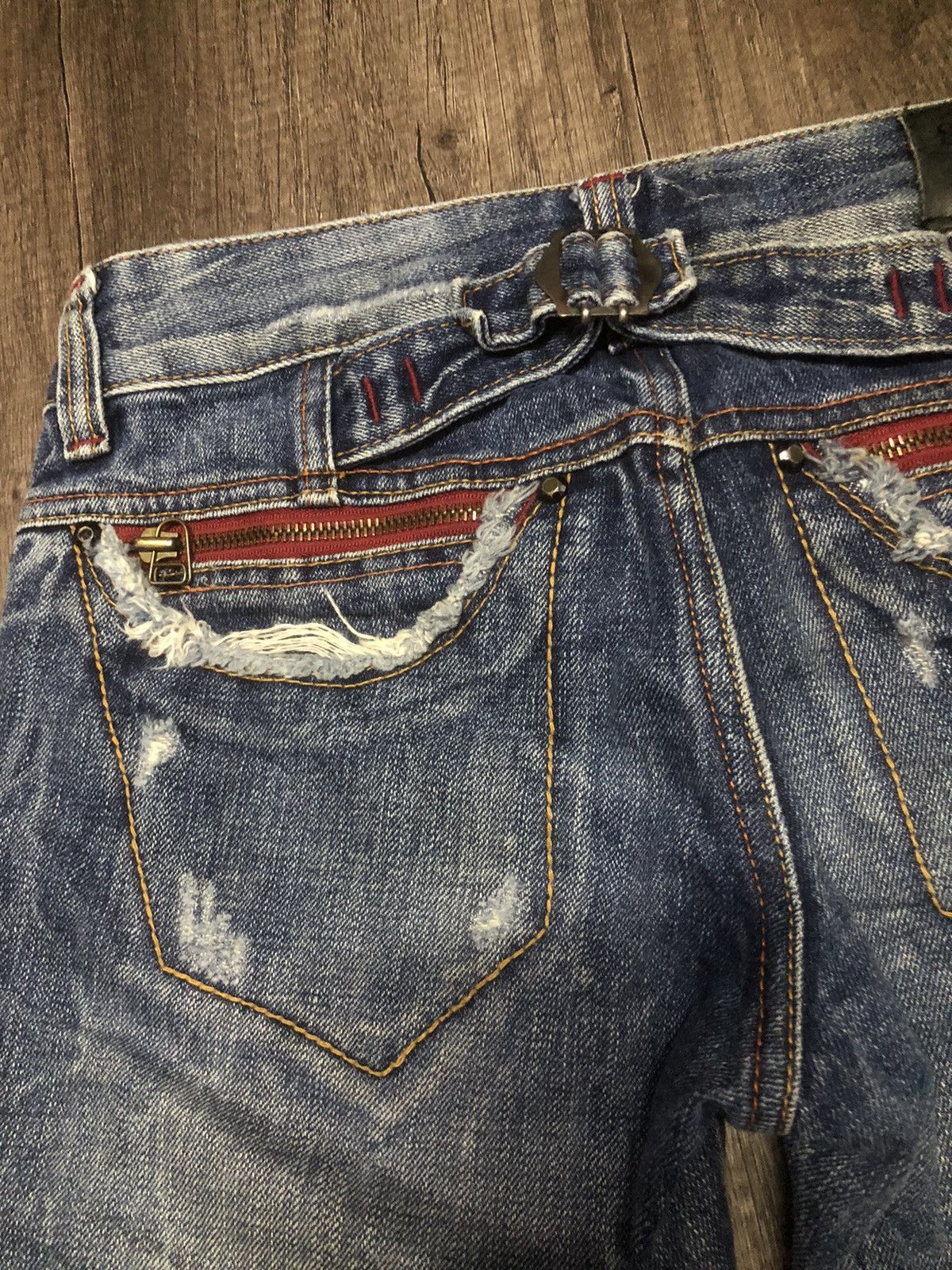 Japanese Brand VINTAGE STUDIO R.P DENIM & CO x RED PEPPER ( UNISEX) Size US 29 - 21 Thumbnail