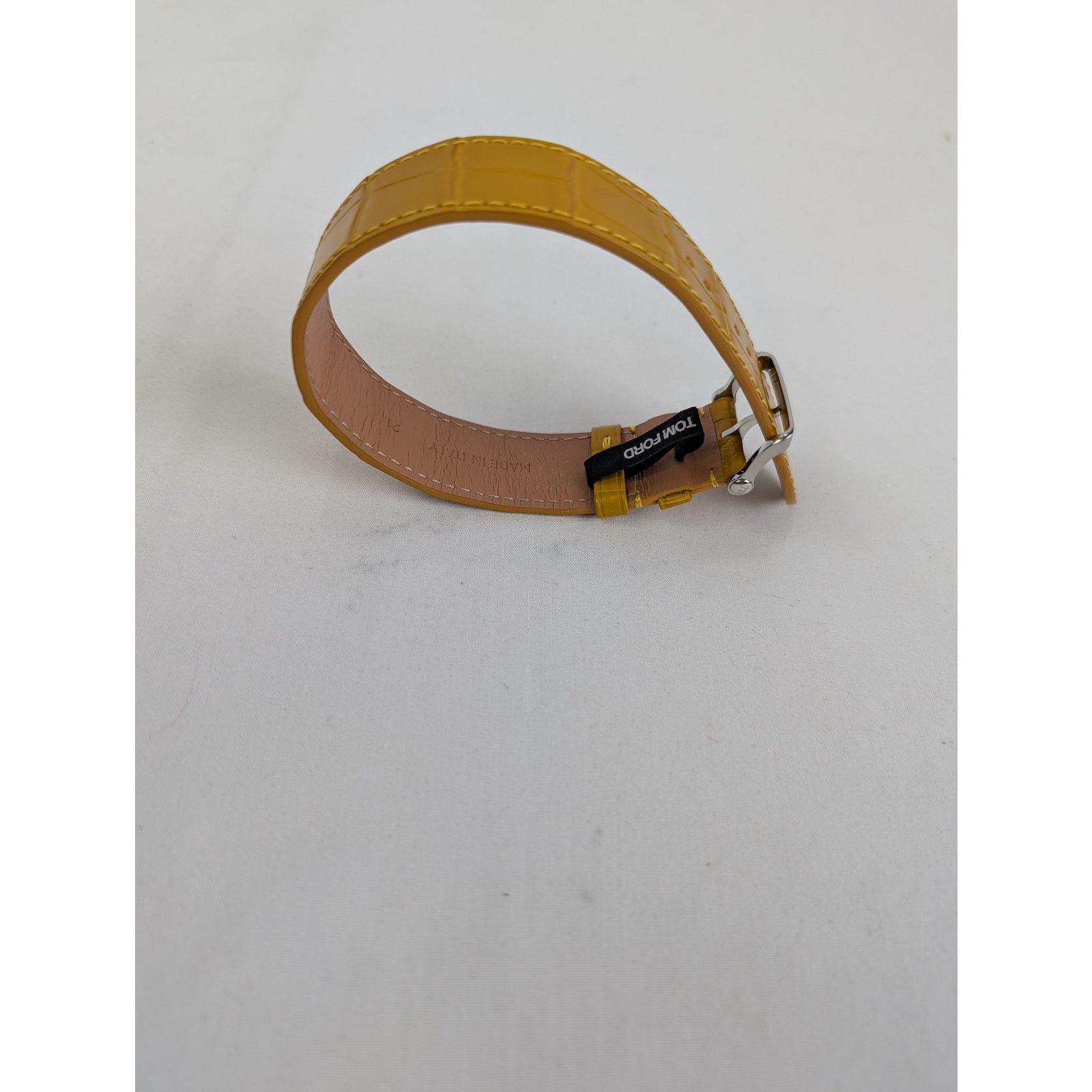 Tom Ford o1rshd1 Size: OS/ Alligator Buckle Watch Straps 21mm Brushed Size ONE SIZE - 14 Thumbnail