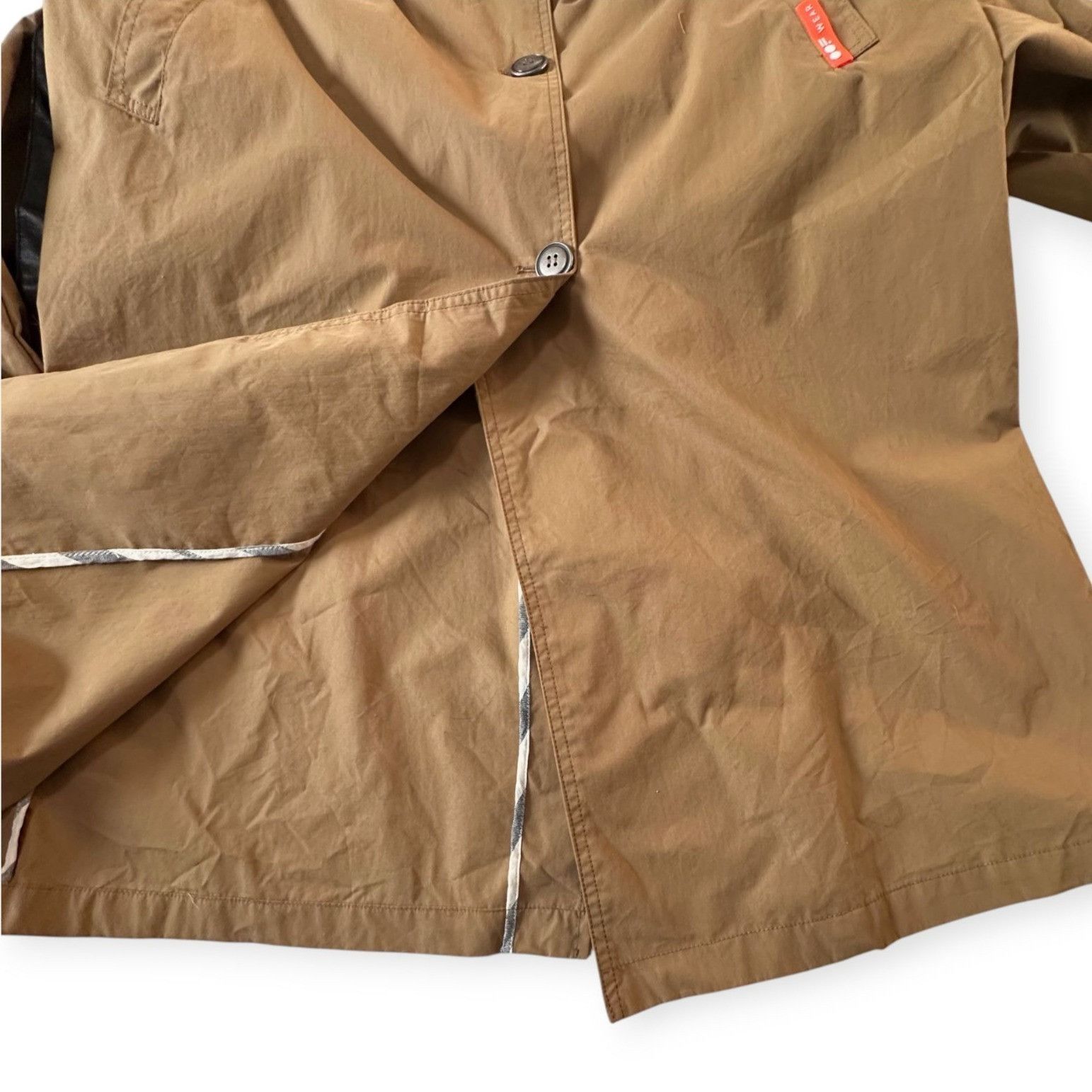 OOF Wear Oof Wear Belted Trench Coat in Tabacco, Size 42 Italy, New w Size M / US 6-8 / IT 42-44 - 7 Thumbnail