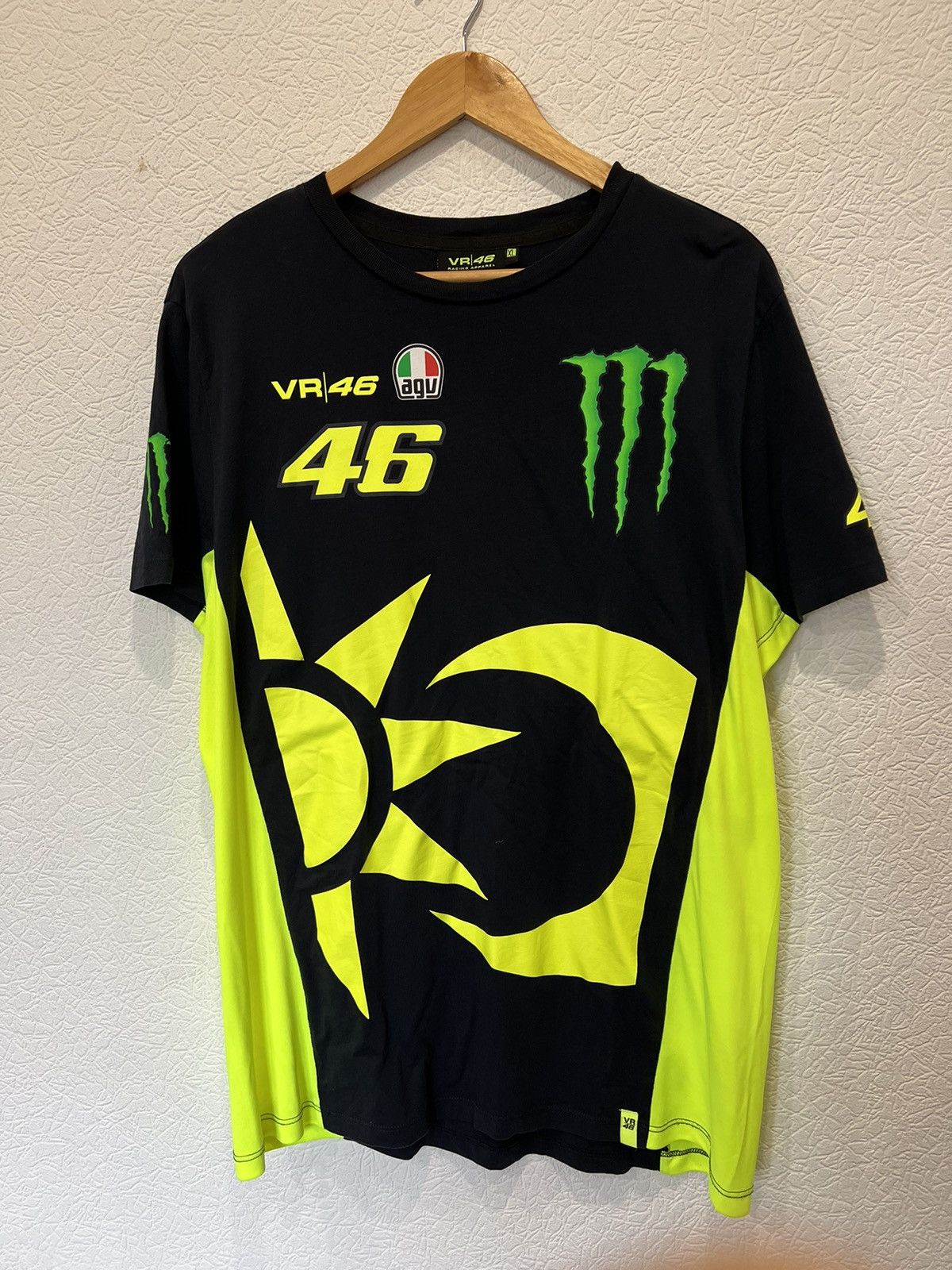Vintage Vintage Blue VR 46 Monster T Shirt Racing Size US XL / EU 56 / 4 - 1 Thumbnail