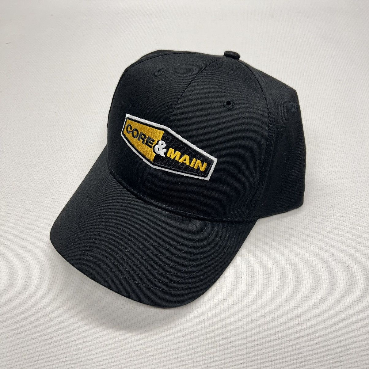 Other Core & Main Hat Black Strapback Ford Meter Box Embroidered Size ONE SIZE - 1 Thumbnail