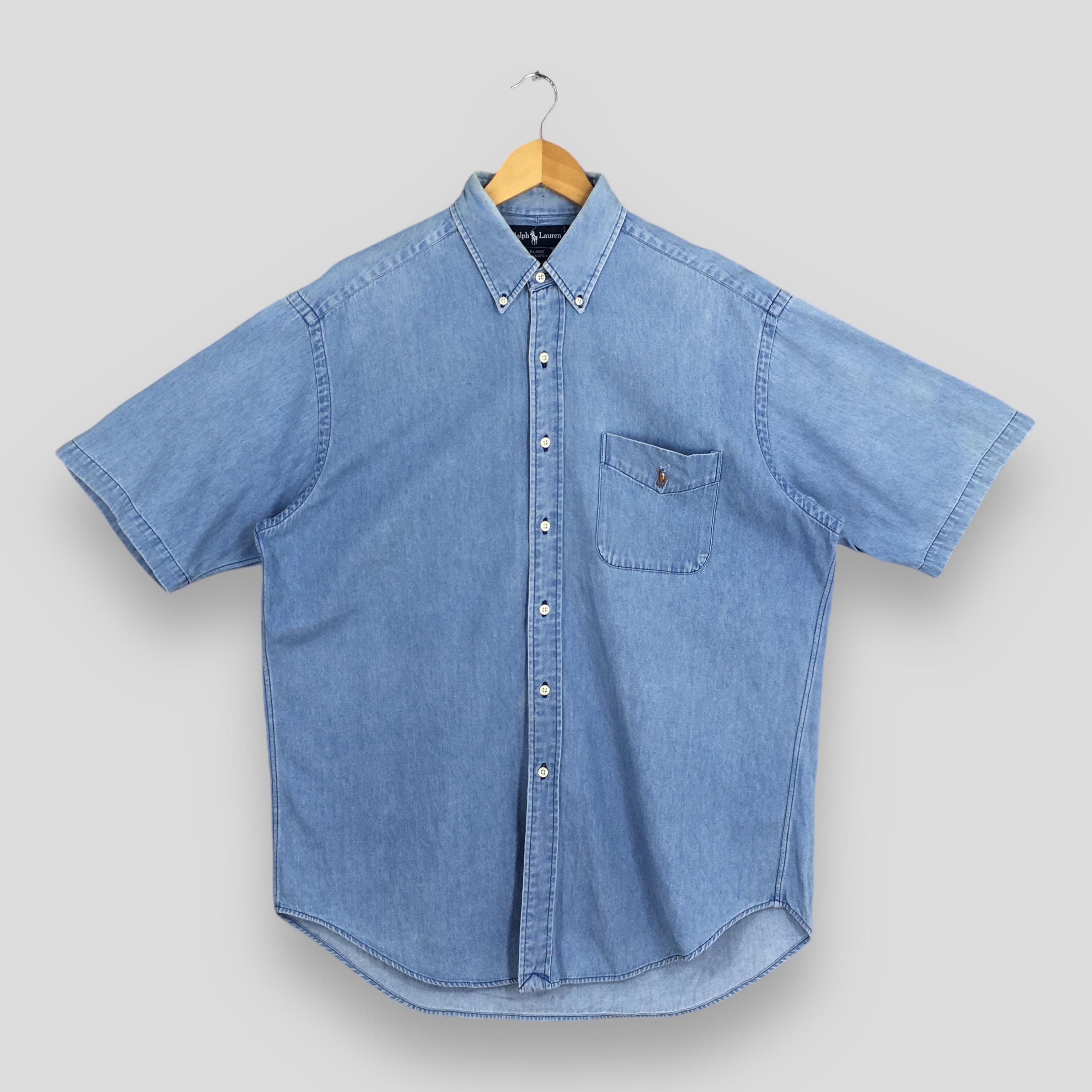 Polo Ralph Lauren Vintage Ralph Lauren Blue Blaire Button Up Shirt Large Size US L / EU 52-54 / 3 - 1 Thumbnail
