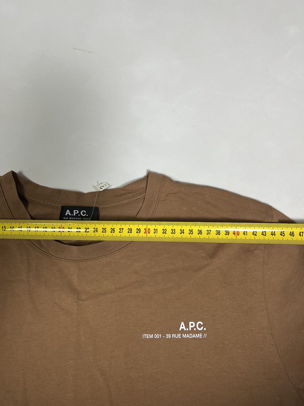 A.P.C. × Carhartt × Japanese Brand 🪵RARE🪵 A.P.C. Terracotta brown basic Tee shirt Size US M / EU 48-50 / 2 - 11 Thumbnail