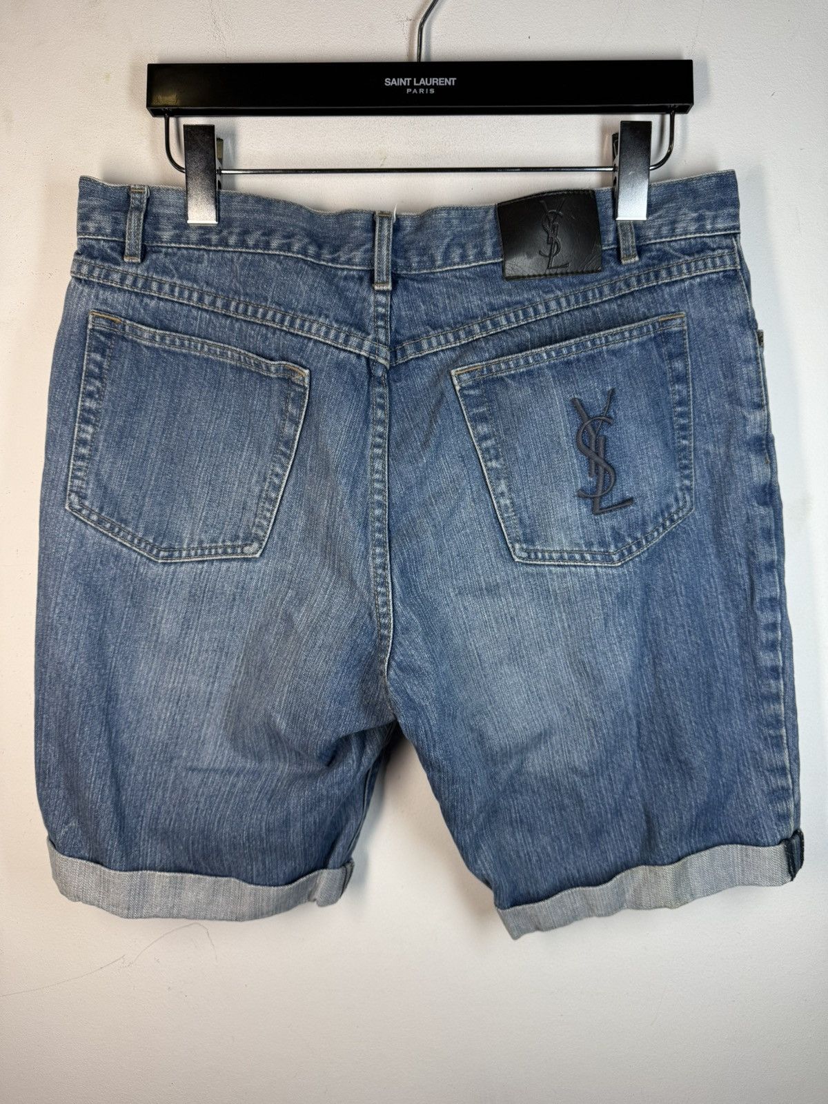 Yves Saint Laurent Denim YSL Shorts Jeans Blue YSL Jeans Shorts Size US 36 / EU 52 - 8 Thumbnail
