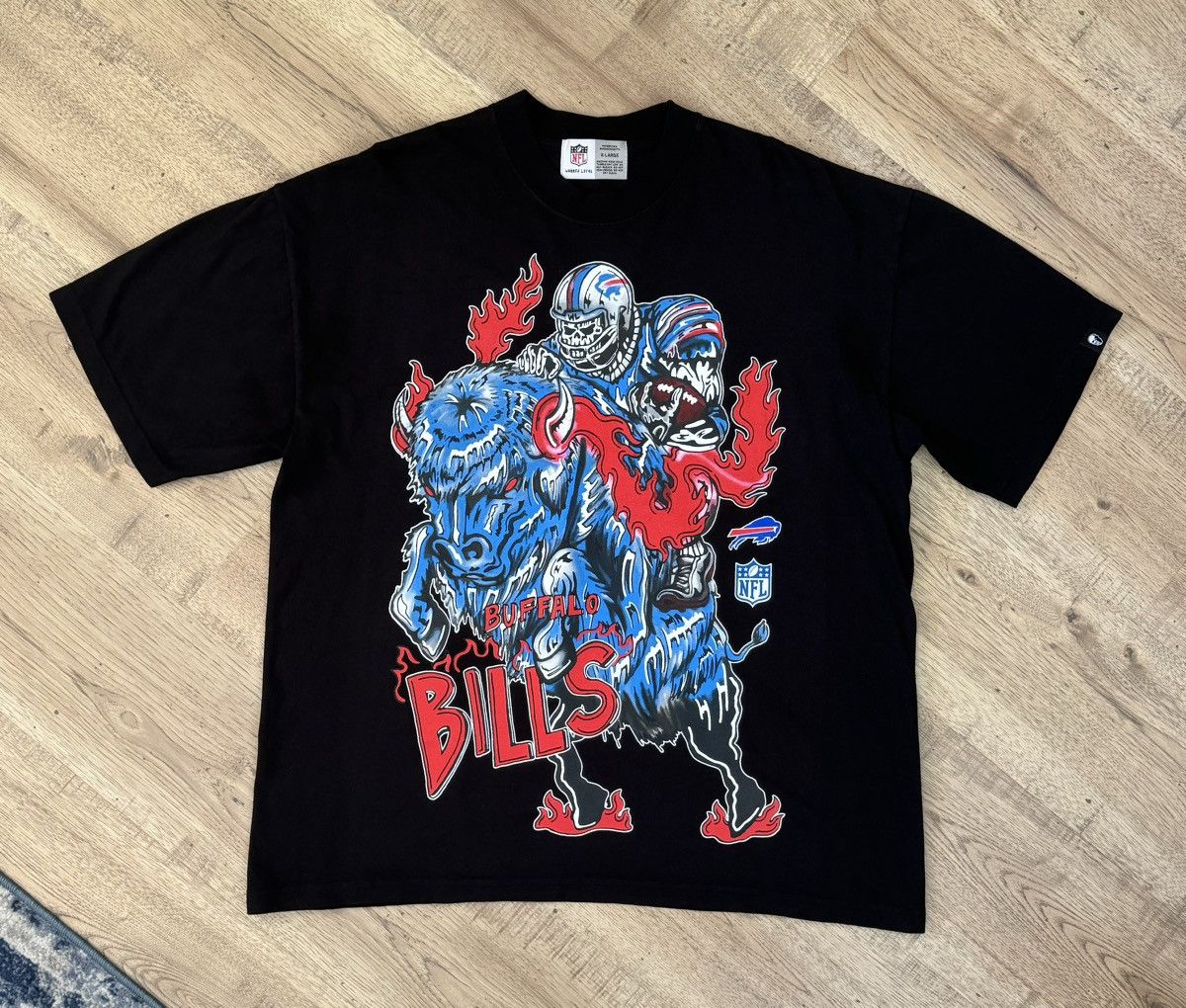 image of Nfl Buffalo Bills T-Shirt in Black, Men's (Size XL)