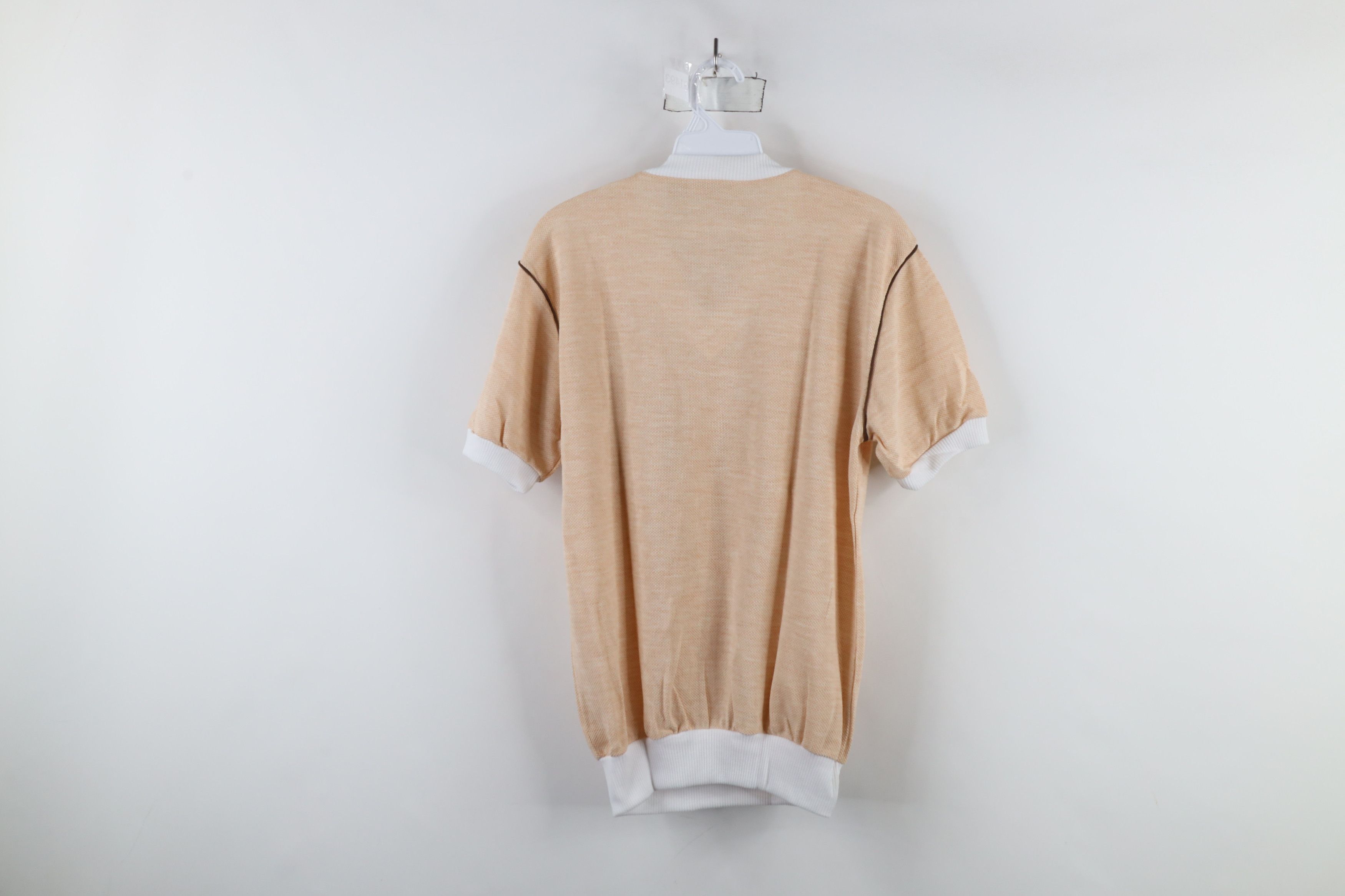 Vintage Vintage 70s Streetwear Thermal Knit Pullover Ringer T-Shirt Size US M / EU 48-50 / 2 - 9 Thumbnail