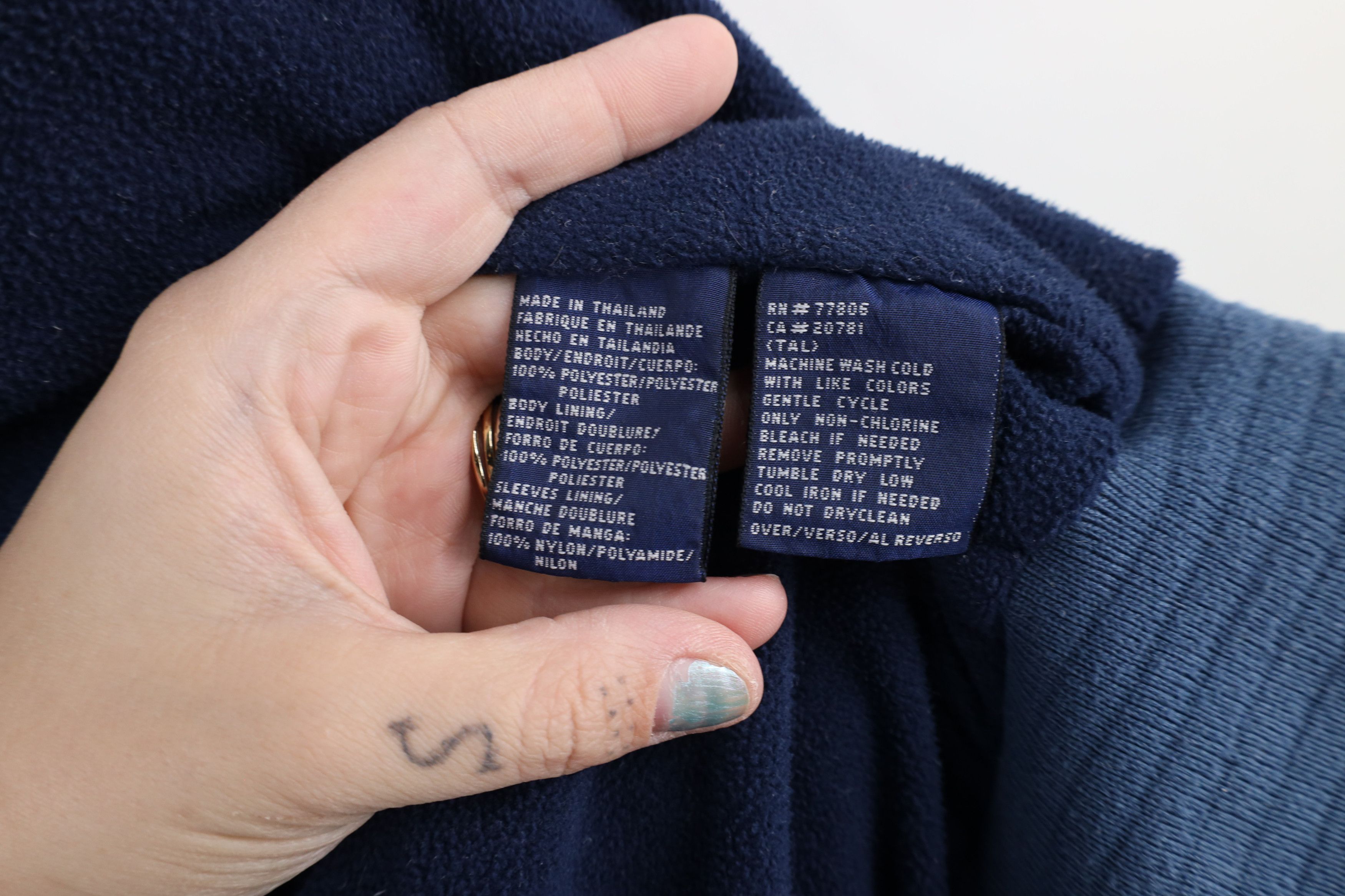 Tommy Hilfiger × Vintage Vintage 90s Tommy Hilfiger Lined Full Zip Bomber Jacket Size US L / EU 52-54 / 3 - 13 Thumbnail