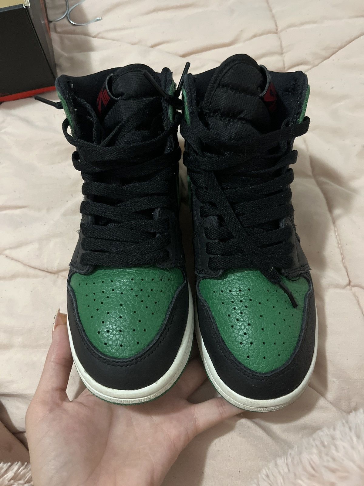Jordan Brand JORDAN 1 PINE GREEN Size US 4.5 / IT 34.5 - 2 Thumbnail