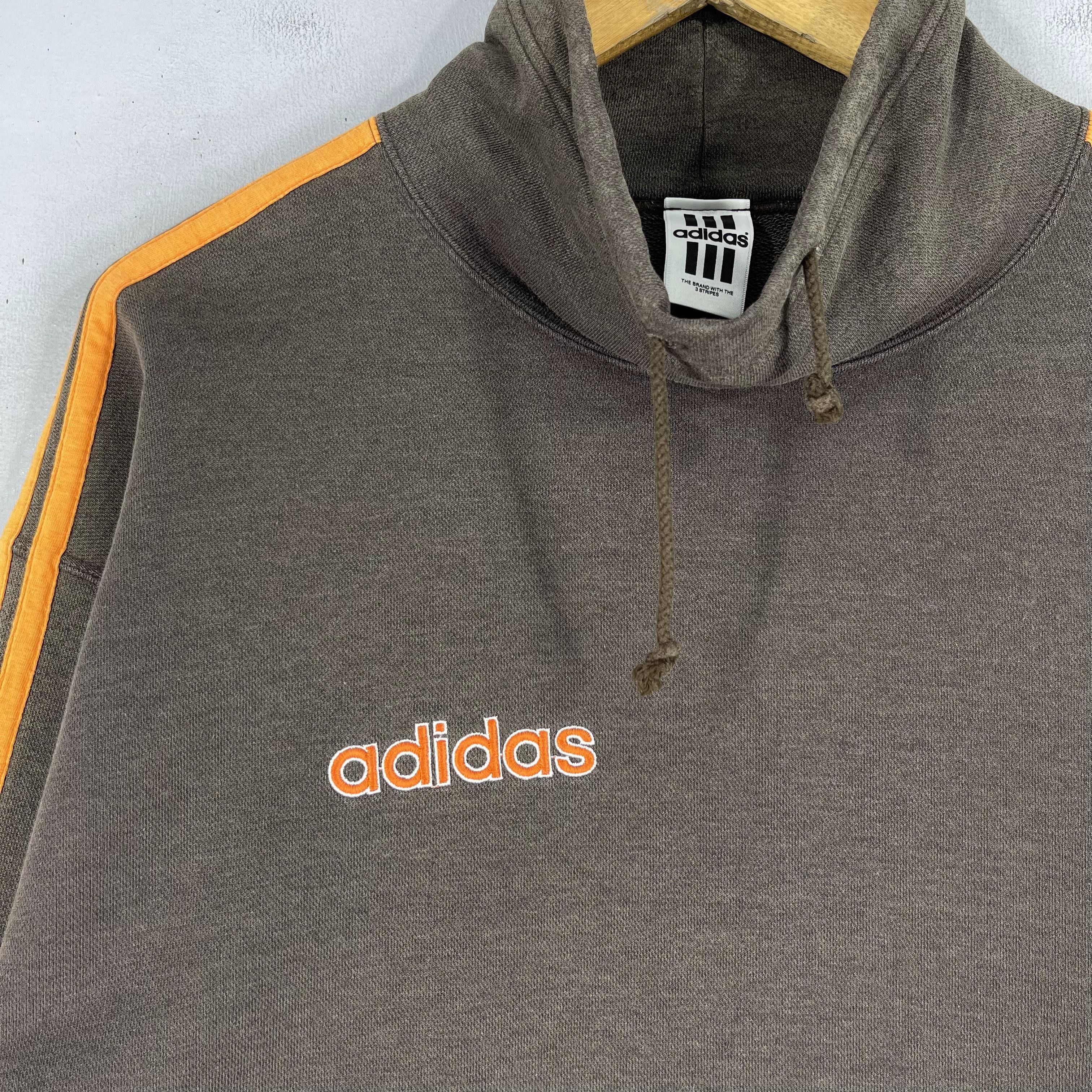 Adidas × Vintage Vintage ADIDAS Three Stripes Sun Faded Pullover Sweater Size US L / EU 52-54 / 3 - 2 Thumbnail