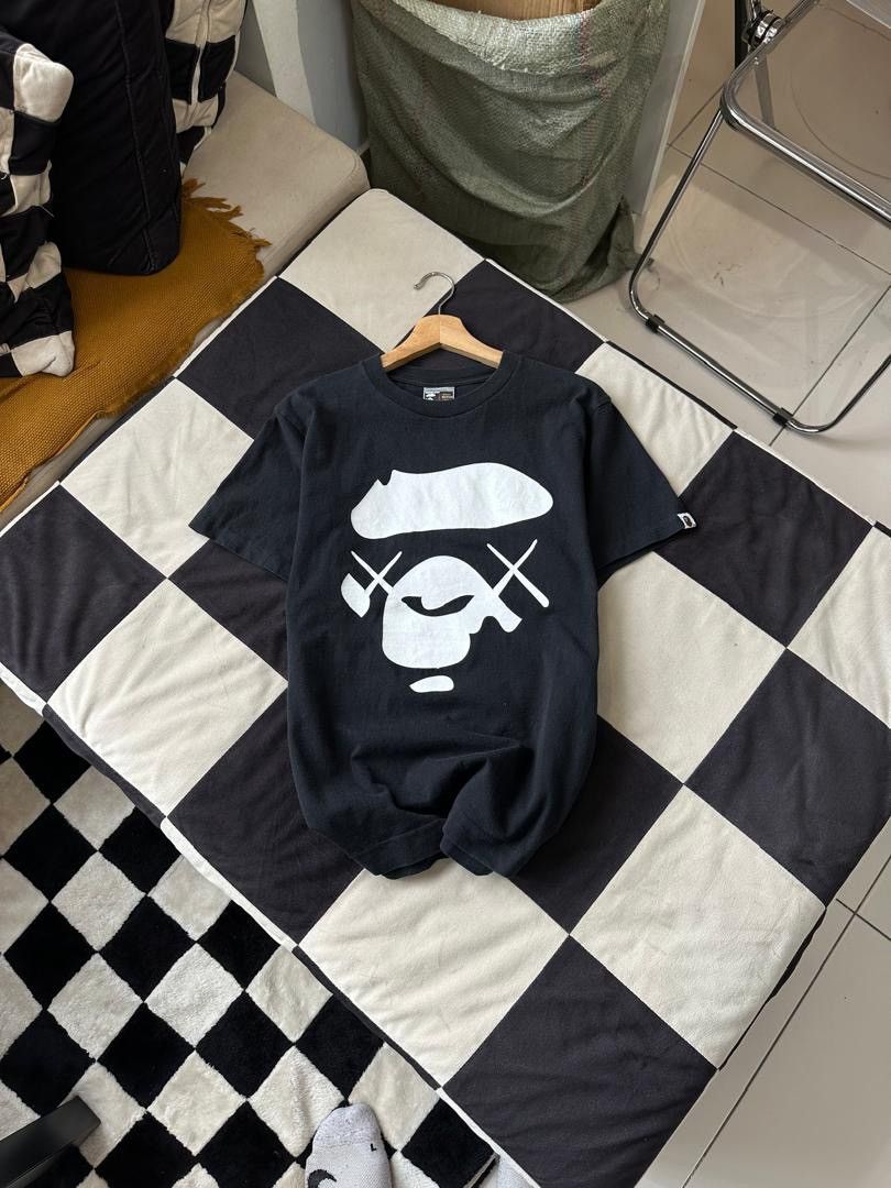 Bape × Kaws BAPE x KAWS APE FACE TEE | Grailed