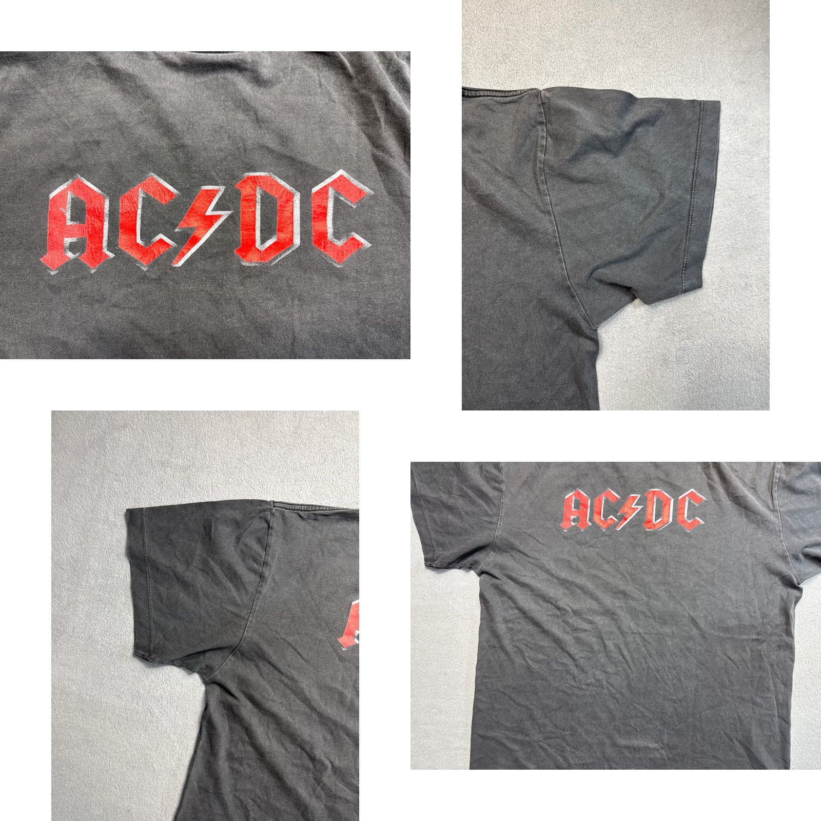 Vintage Rock Chang AC DC max & roll black shirt mens size L Size US L / EU 52-54 / 3 - 8 Thumbnail