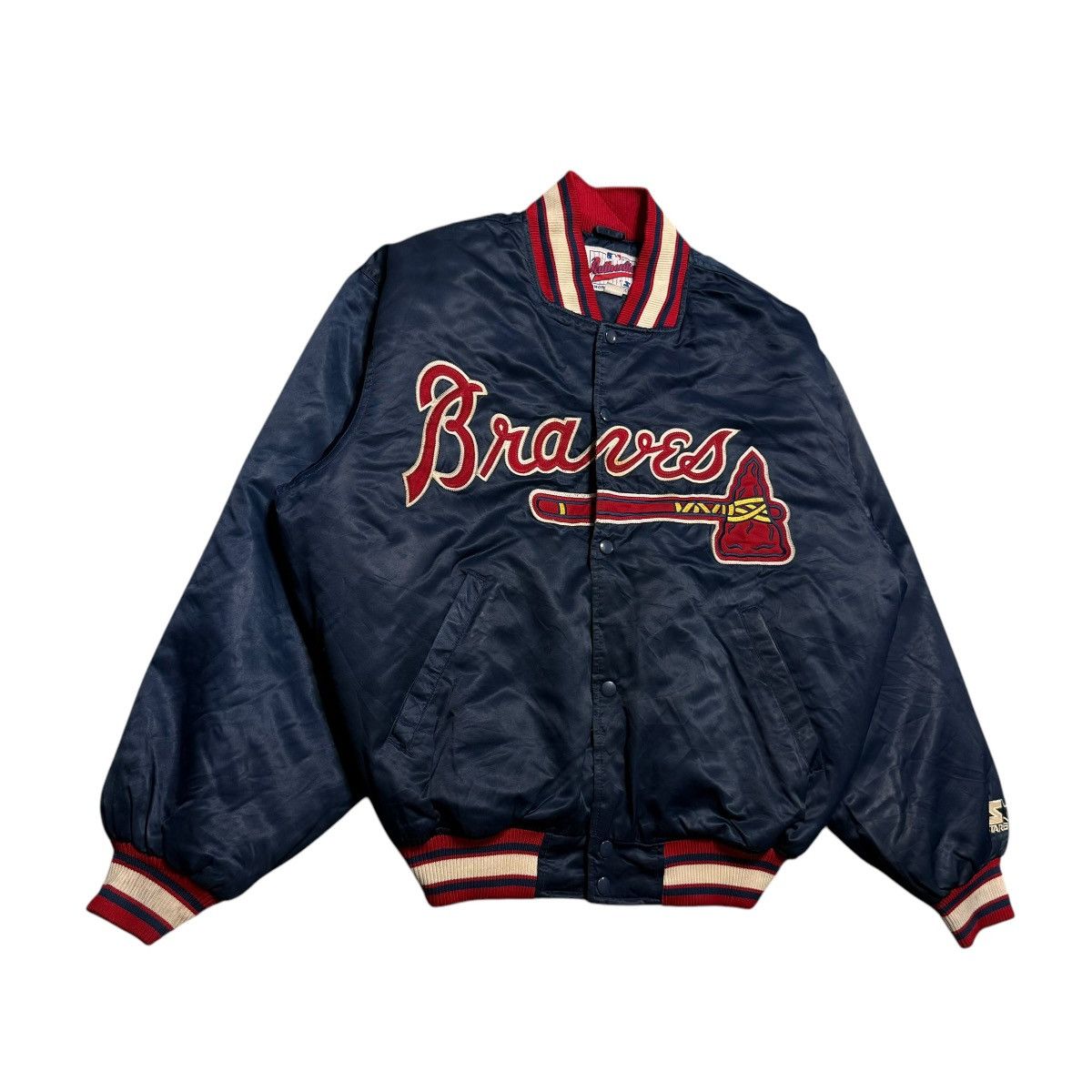 MLB Vintage Starter MLB Atlanta Braves Jacket Size US M / EU 48-50 / 2 - 2 Thumbnail