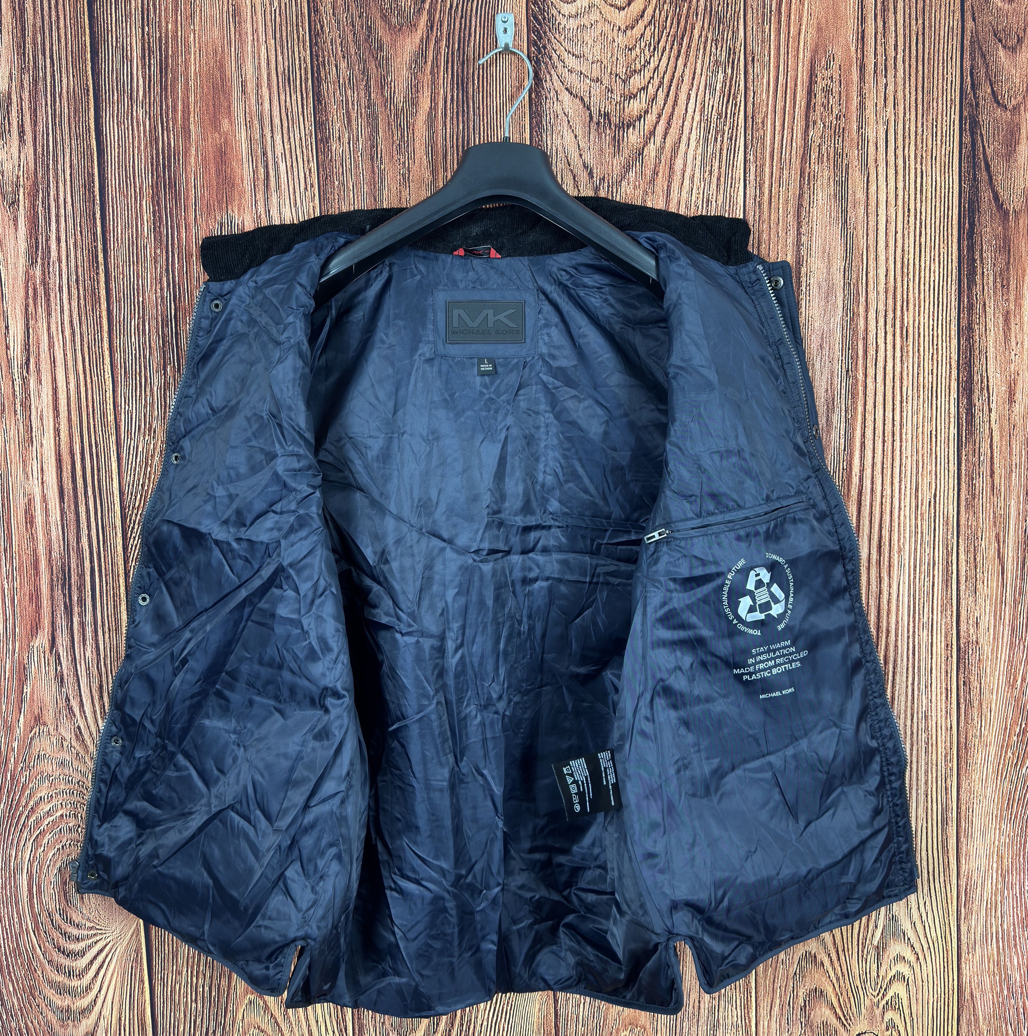 Michael Kors Michael Kors Blue Navy Gilet Vest Size US L / EU 52-54 / 3 - 8 Thumbnail