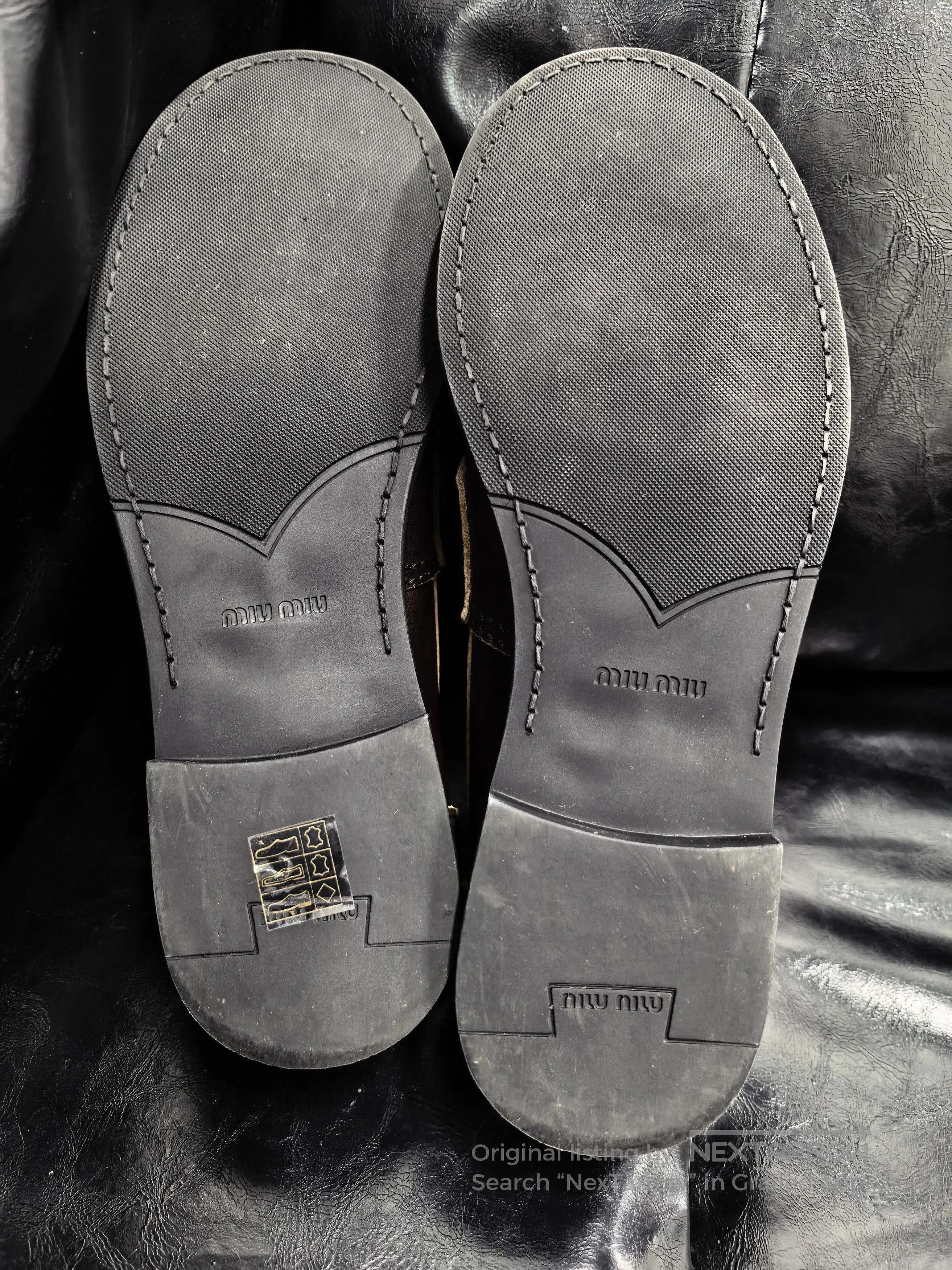 Miu Miu MiuMiu Brown Leather Gold Coin Loafers. Size US 5.5 / IT 35.5 - 7 Thumbnail