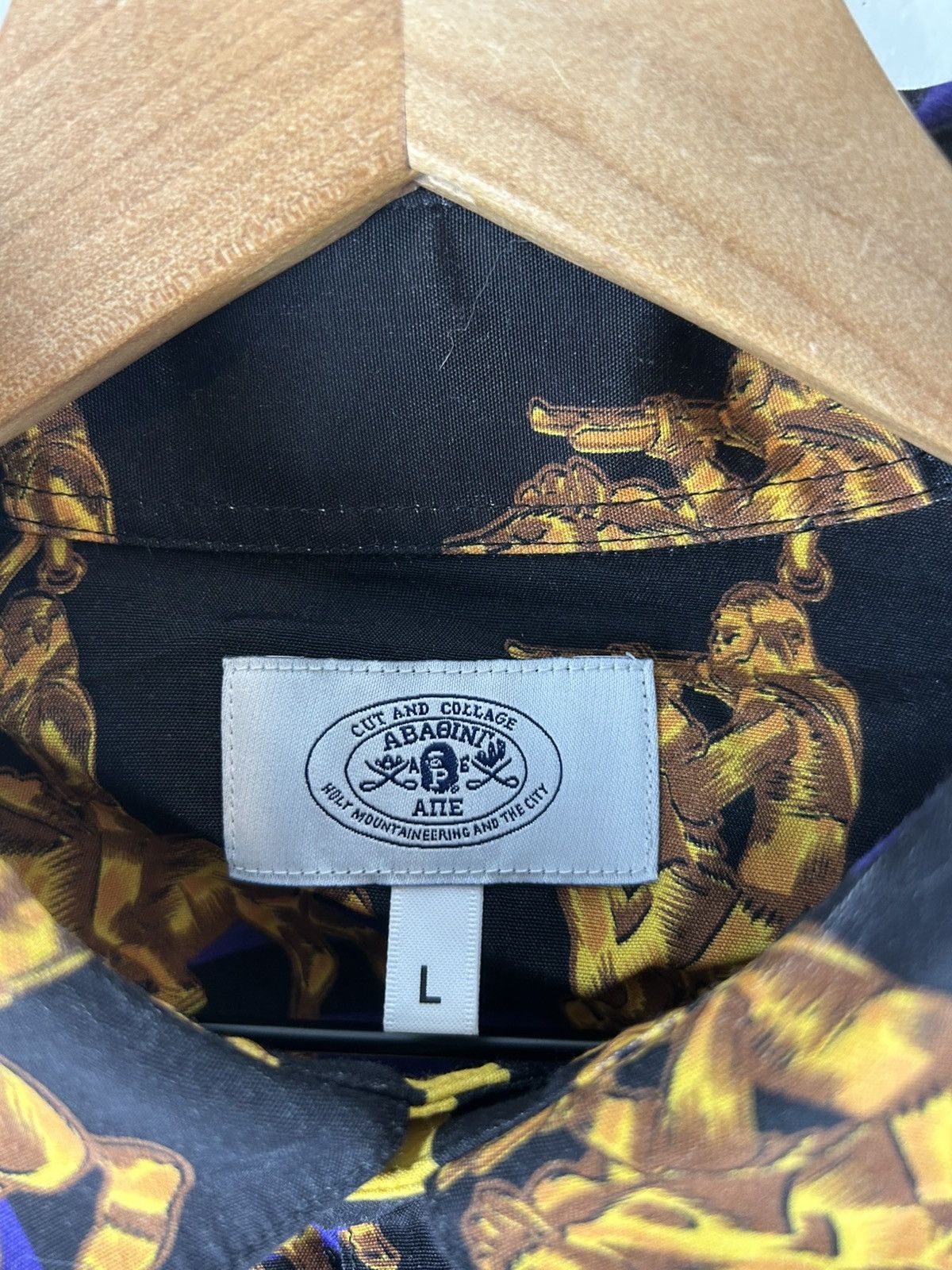 Bape Bape Multi Print Shirt Size US L / EU 52-54 / 3 - 4 Thumbnail