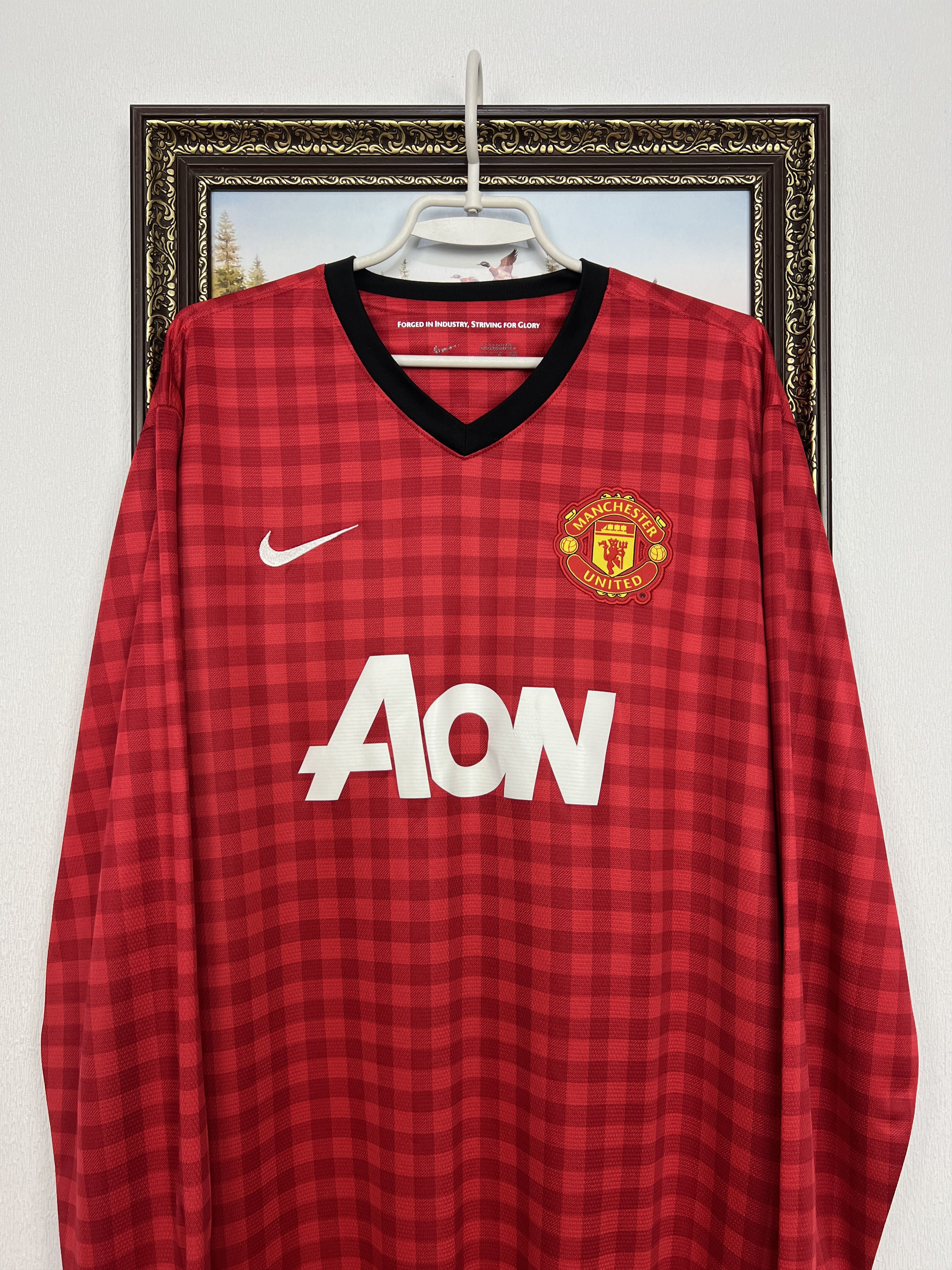 Nike Manchester United Home football shirt 2012 Soccer Nike Size US XXL / EU 58 / 5 - 2 Thumbnail