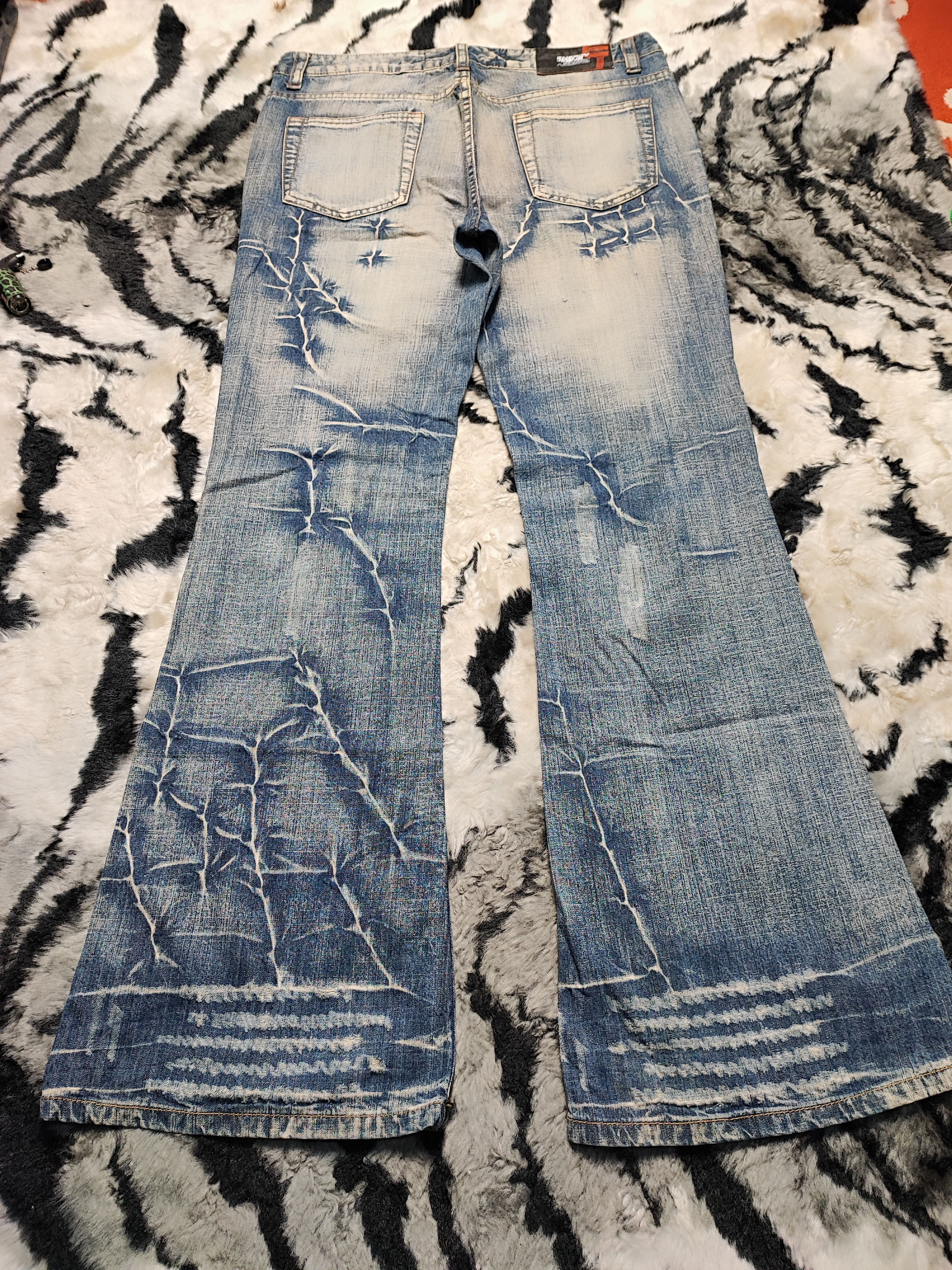 Japanese Brand × Vintage Flare Bootcut Denim by Energy Size US 34 / EU 50 - 10 Thumbnail