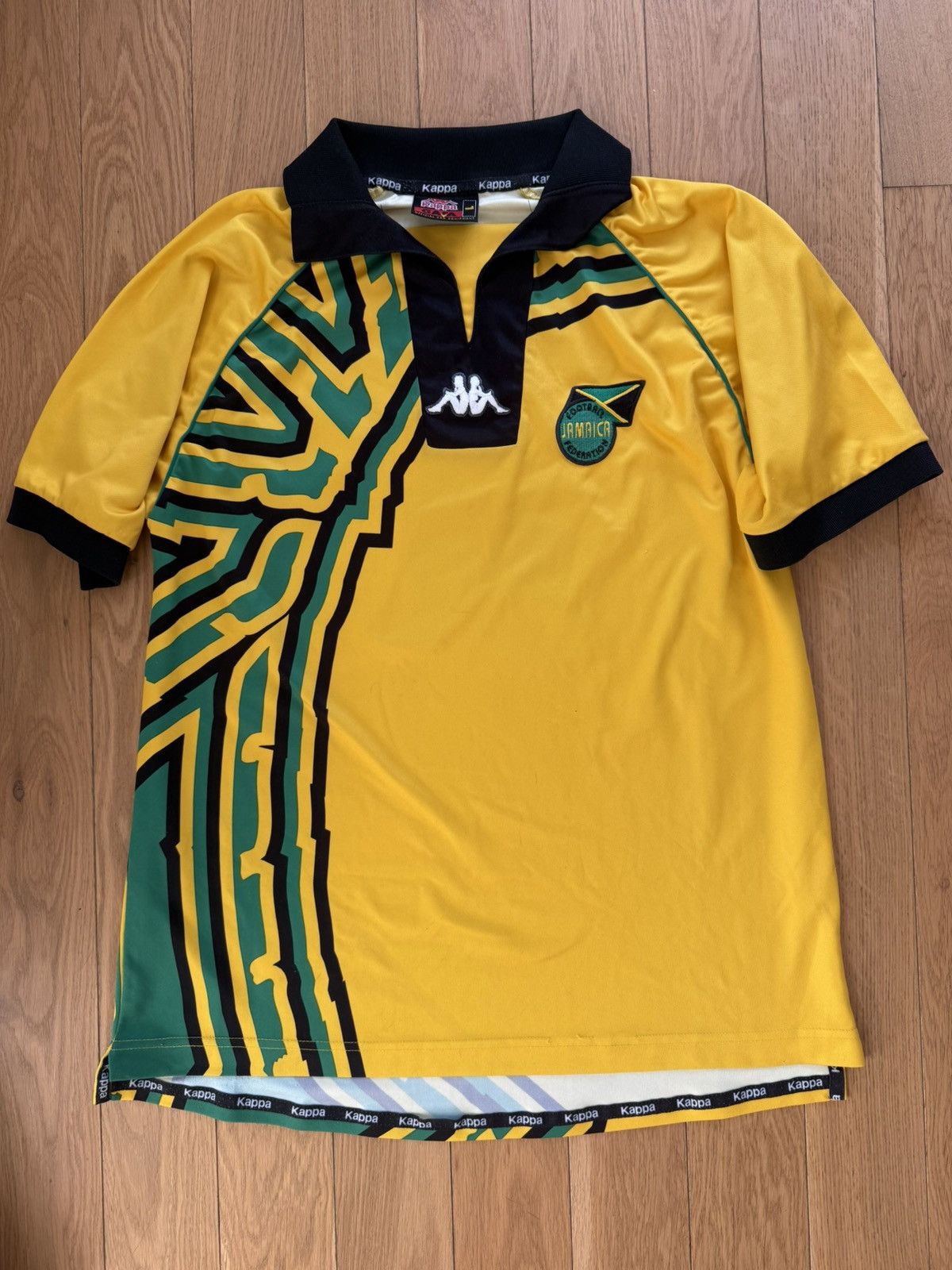 Kappa Jamaica retro jersey 1998 Size US L / EU 52-54 / 3 - 1 Thumbnail