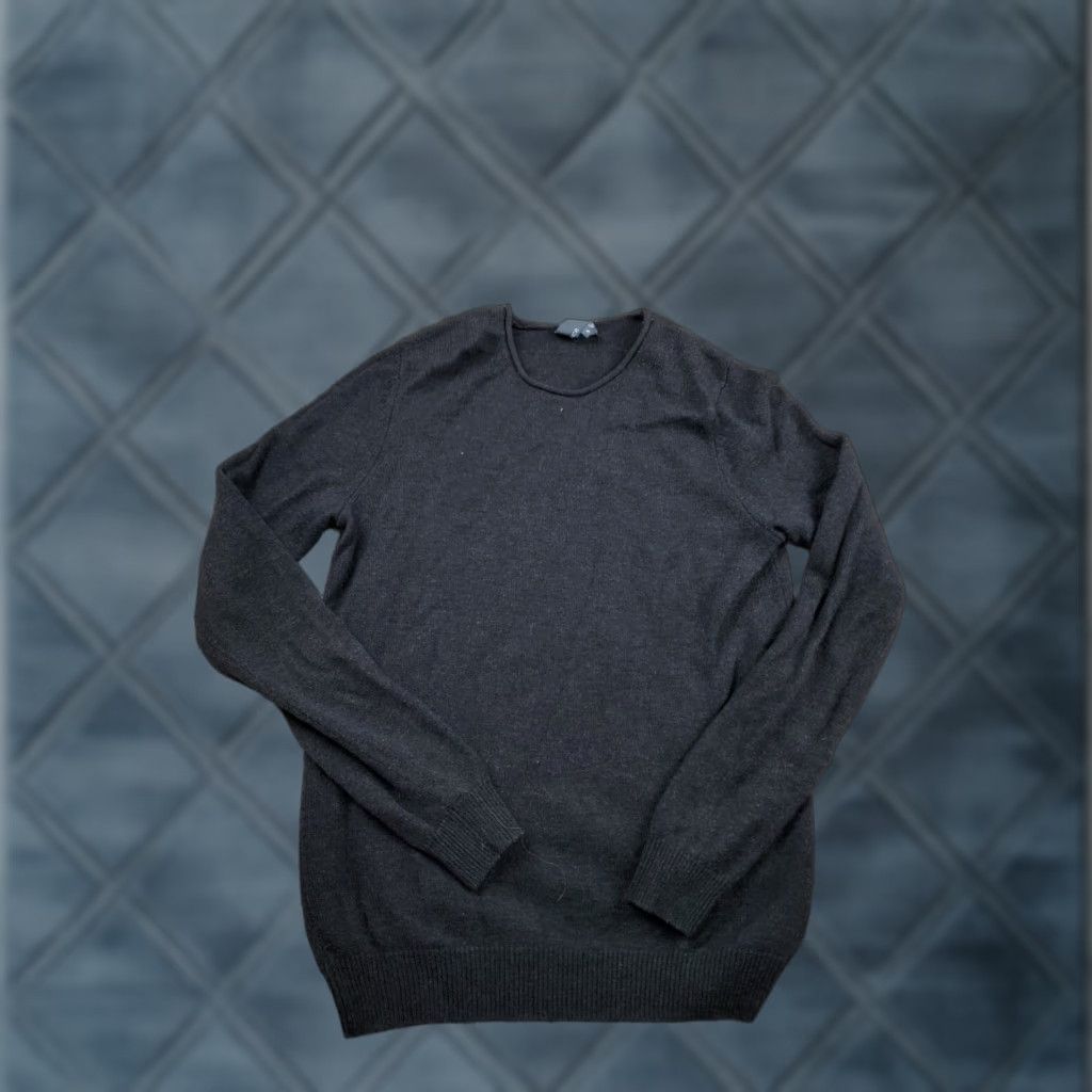 Vince Vince Sweater Mens Small Black Wool Camel Hair Blend Round Neck Pullover Size US S / EU 44-46 / 1 - 1 Thumbnail