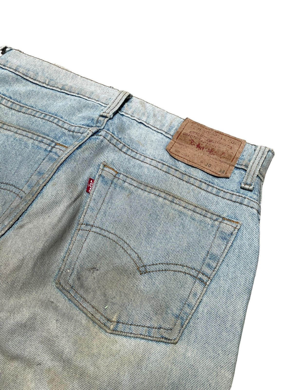 Levi's Vintage 80s Levi’s Paint Splattered Dirtied Wash Ripped Jean Size US 30 / EU 46 - 10 Thumbnail