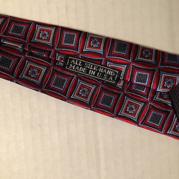 Other JZ Richards men's new 100%silk tie 3 1/4" X 60" Size ONE SIZE - 4 Thumbnail