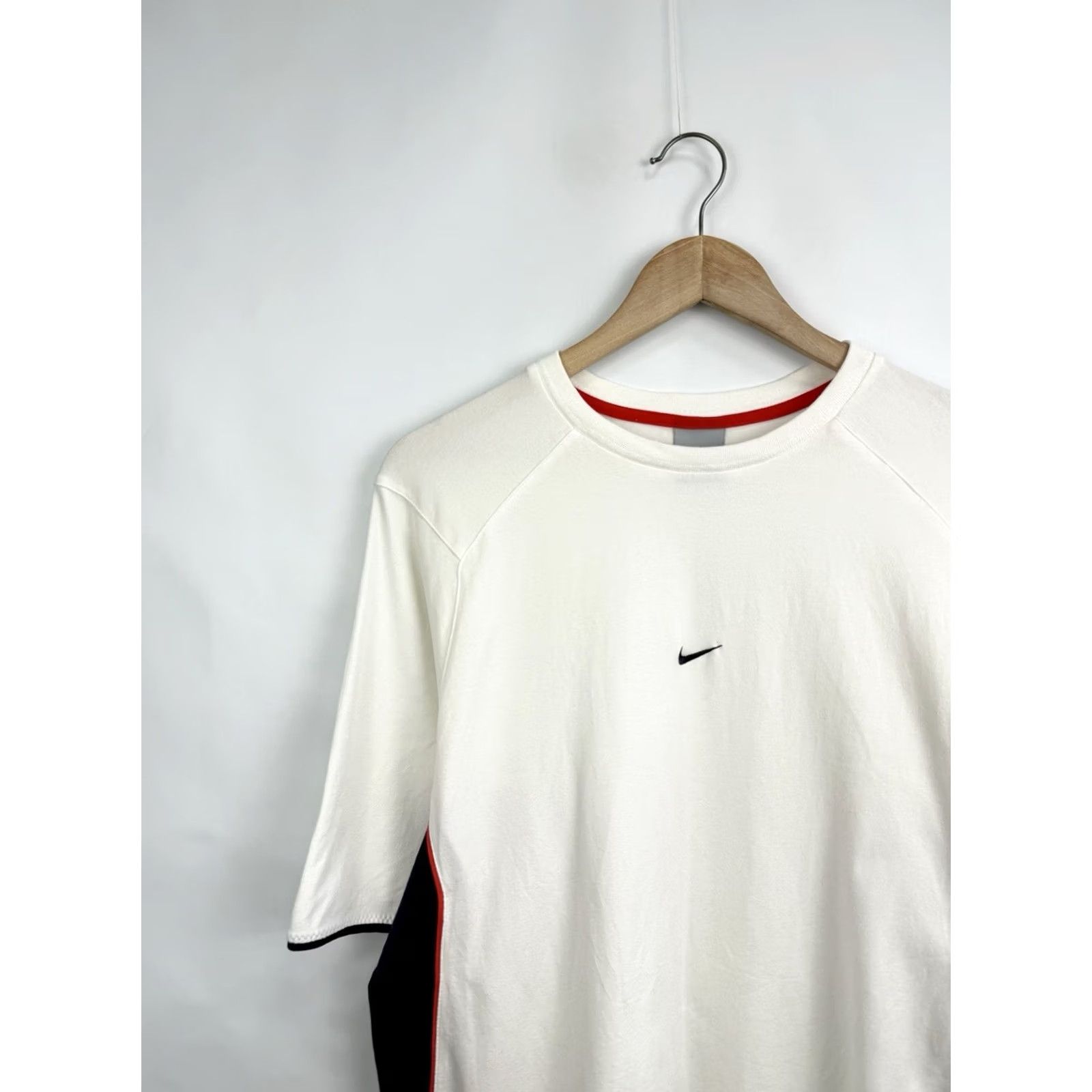 Nike VINTAGE Nike Center Swoosh N-Athletic T-Shirt Mens XL White 90s Y2K Athletic 90s Shirts Rare Size US XL / EU 56 / 4 - 3 Thumbnail
