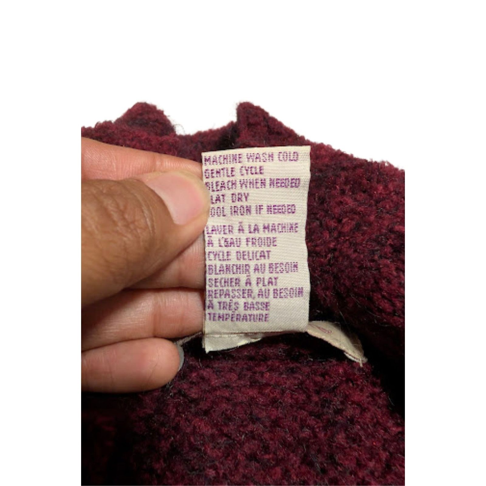 Free People Free People Burgundy Long Knit Cardigan Womens Size S/P USED Size S / US 4 / IT 40 - 7 Thumbnail