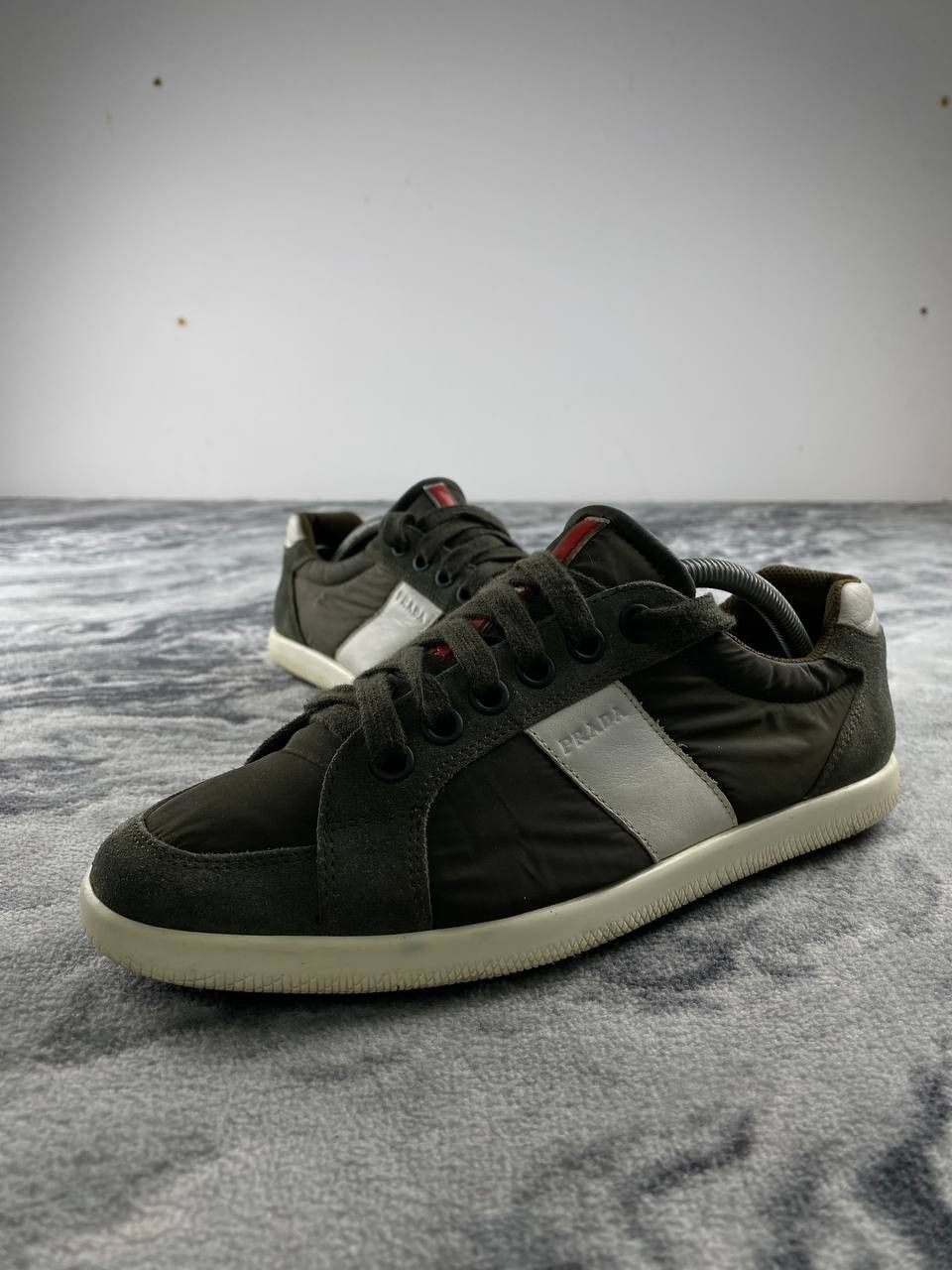 Prada Prada Nylon Sneakers Women Size 38 Green Size US 8 / IT 38 - 1 Thumbnail