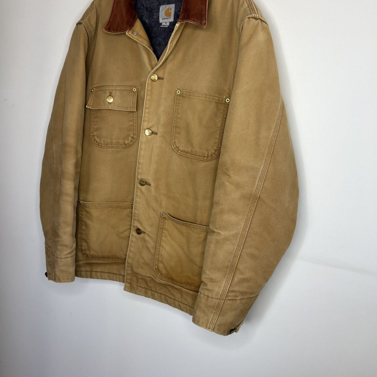 Carhartt × Vintage Vintage Carhartt Detroit Jacket Brown Work Wear Y2K 90s Size US M / EU 48-50 / 2 - 2 Thumbnail