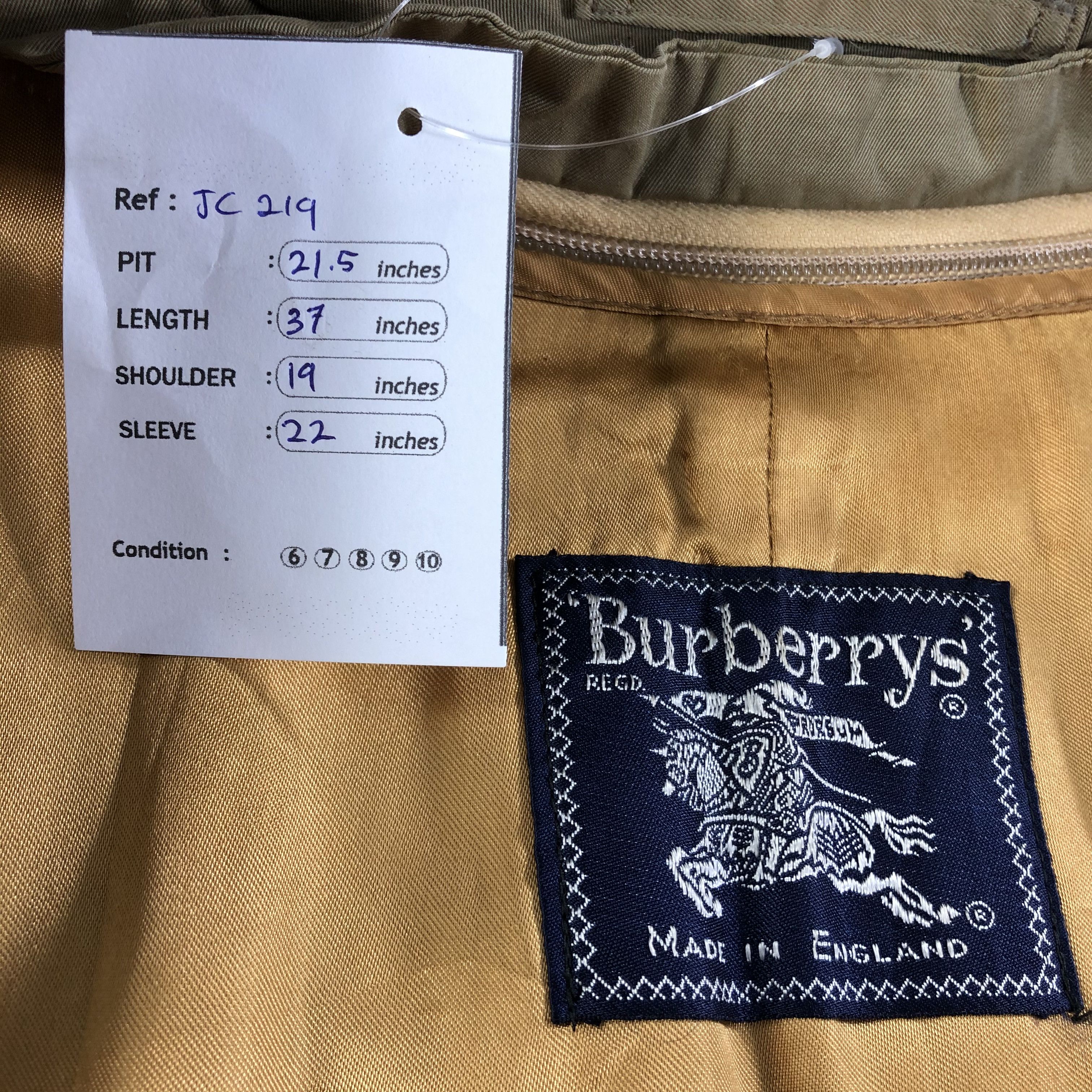 Burberry Vintage Burberry Nova Check Trench Coat -JC219 Size US M / EU 48-50 / 2 - 10 Thumbnail