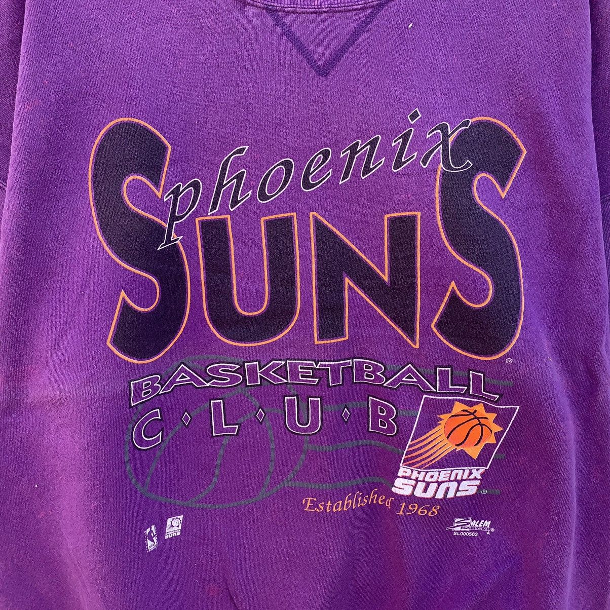 NBA 90s Phoenix Suns Basketball Sweatshirt Distressed Stain Size US XL / EU 56 / 4 - 4 Thumbnail