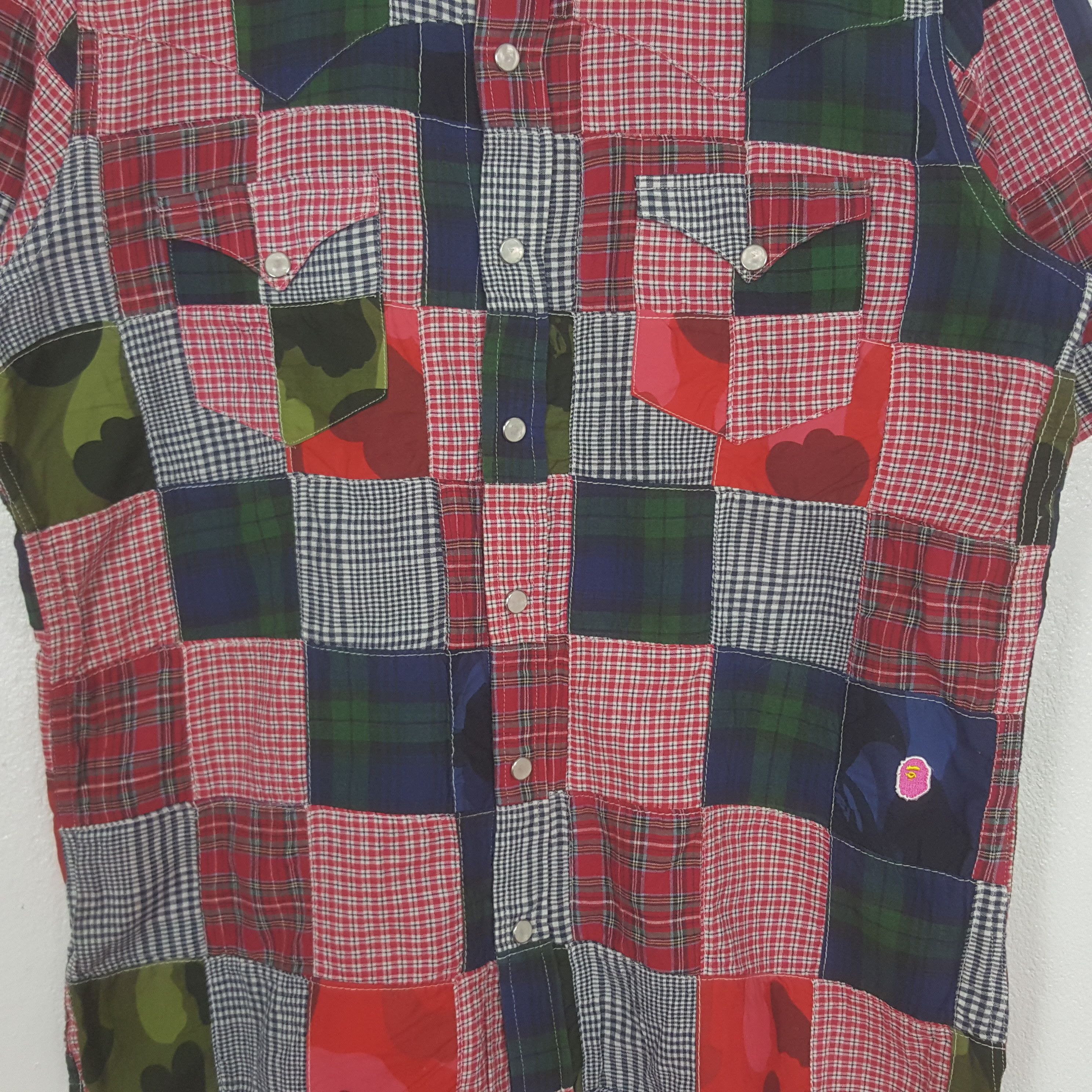 Bape Vintage A Bathing Ape Rare Shirt Button Up C319N23 Size US M / EU 48-50 / 2 - 2 Thumbnail