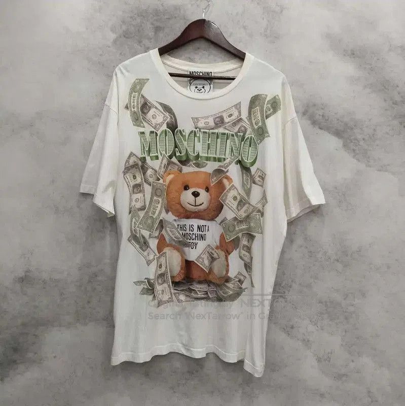 Moschino Moschino White Cotton Summer T-Shirt . Size XL / US 12-14 / IT 48-50 - 1 Thumbnail