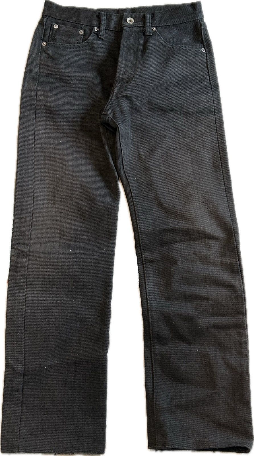 image of Iron Heart 137 21Oz Black Boot Cut Jeans Not Selvedge, Men's (Size 30)