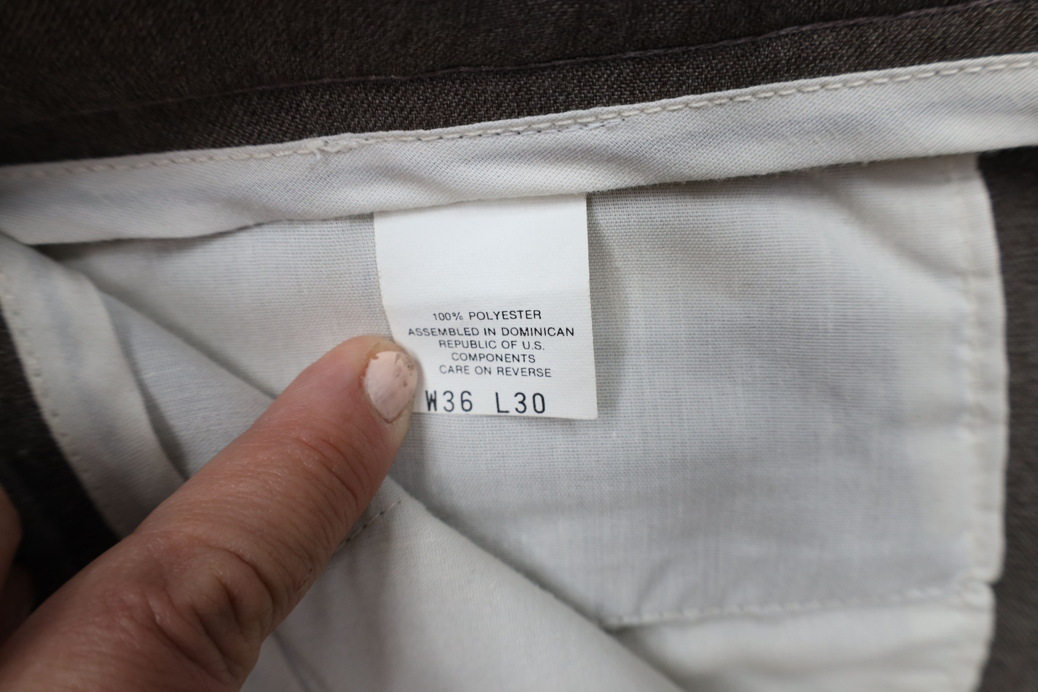 Levi's × Vintage Vintage 90s Levis Knit Flared Wide Leg Chino Pants Brown Size US 36 / EU 52 - 8 Thumbnail