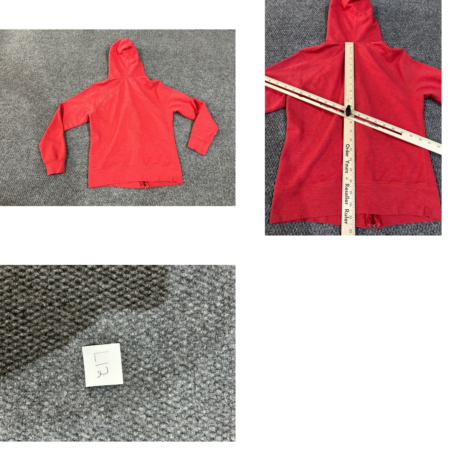 Disney Disney Mickey Mouse hoodie Womens Small S Hooded Embroidered Red Cotton Polyester Pullover Casual Size S / US 4 / IT 40 - 8 Thumbnail