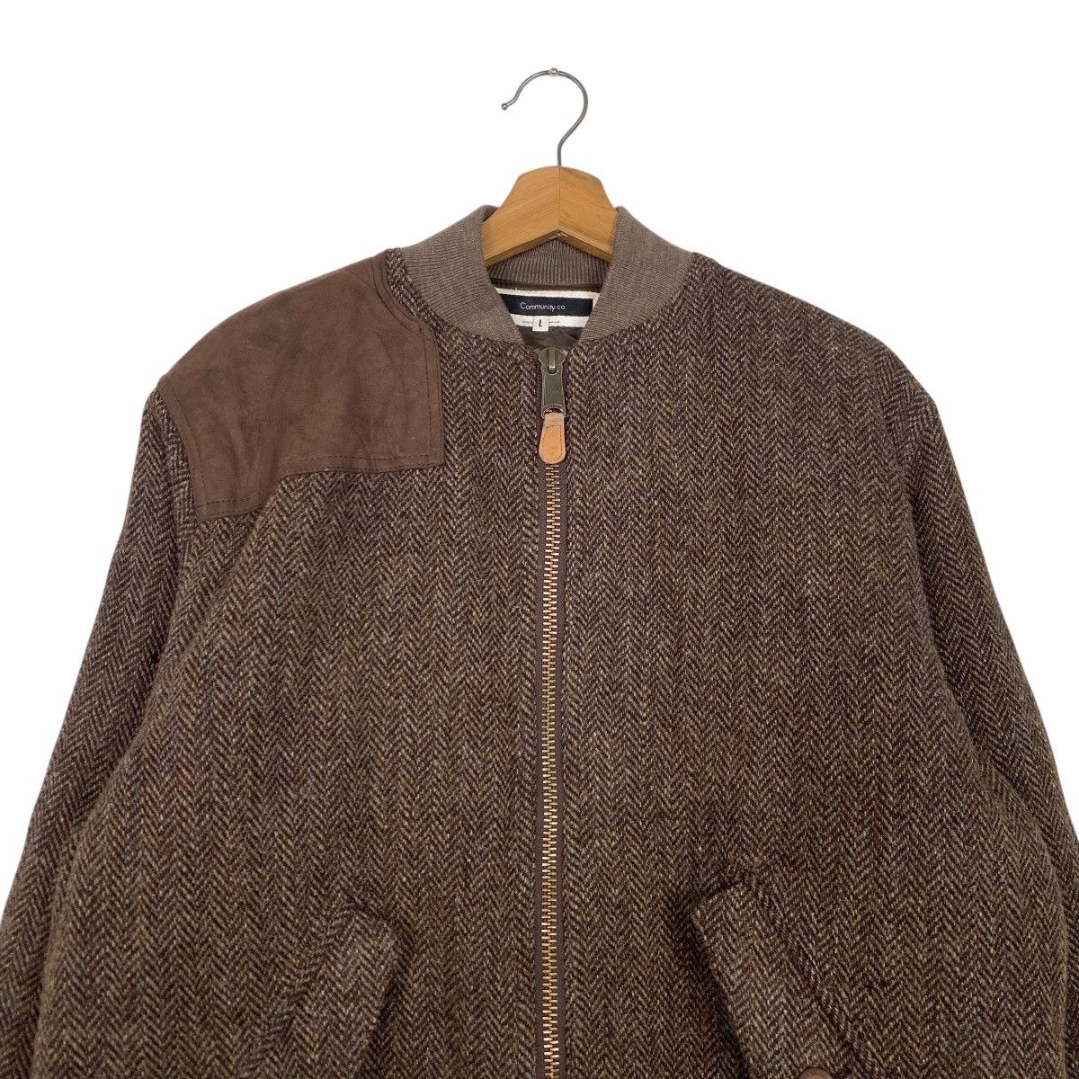 Harris Tweed Harris Tweed X community co bomber jacket Size US L / EU 52-54 / 3 - 2 Thumbnail