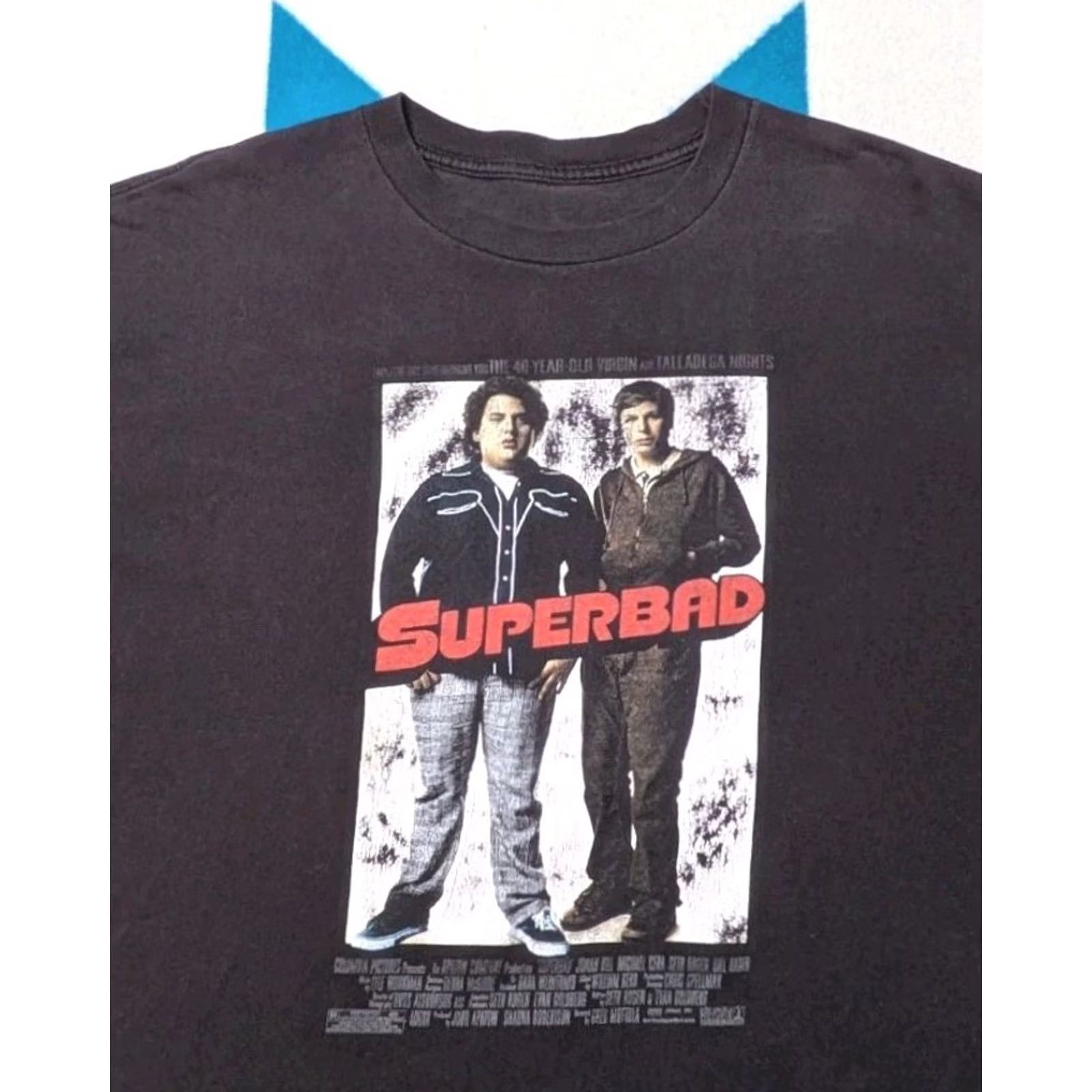 Vintage VINTAGE Superbad Movie Promo Shirt XL Black Comedy Columbia Mens Size US XL / EU 56 / 4 - 2 Thumbnail