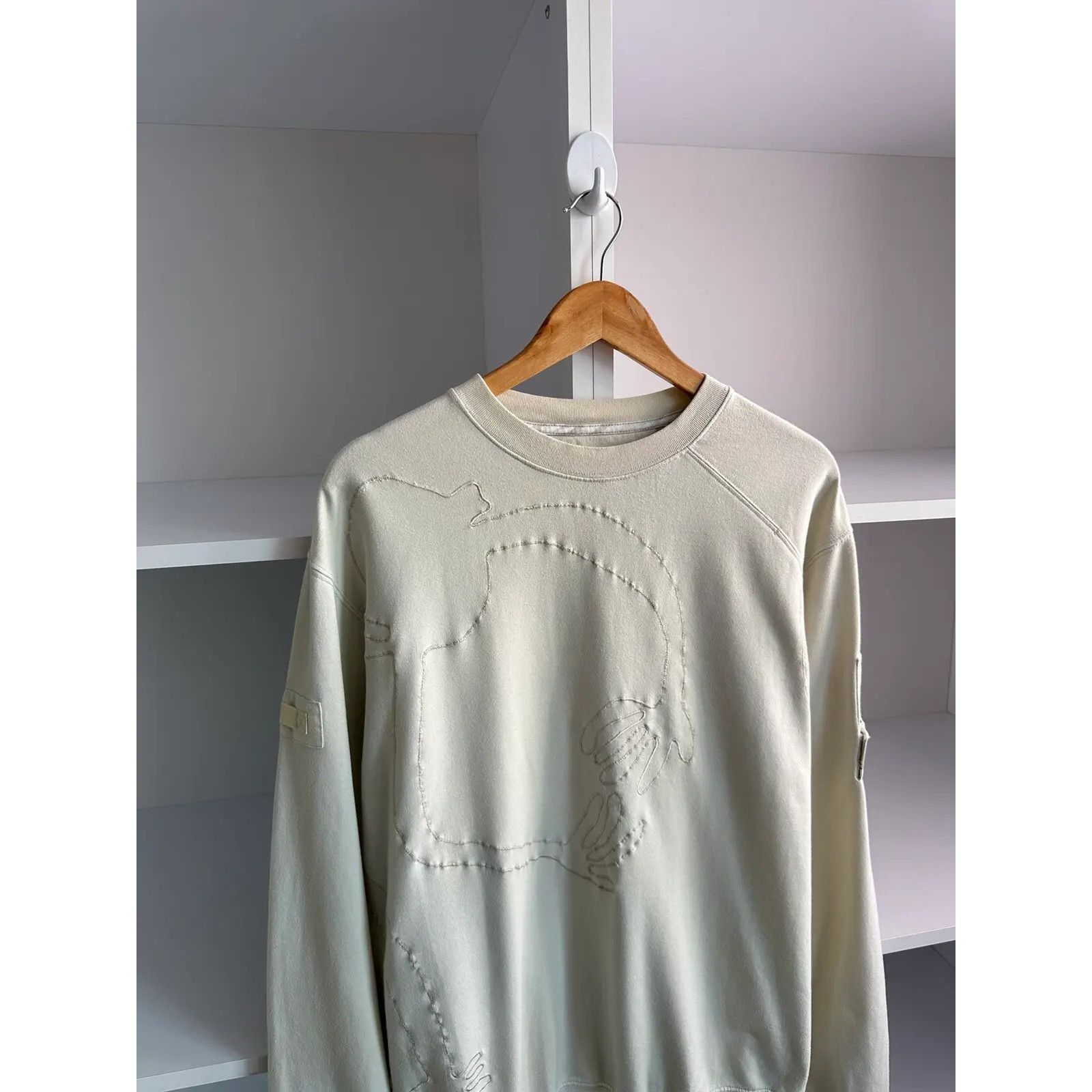 Maharishi VTG Maharishi Avant Garde Archival Beige Sweatshirt Size US M / EU 48-50 / 2 - 6 Thumbnail