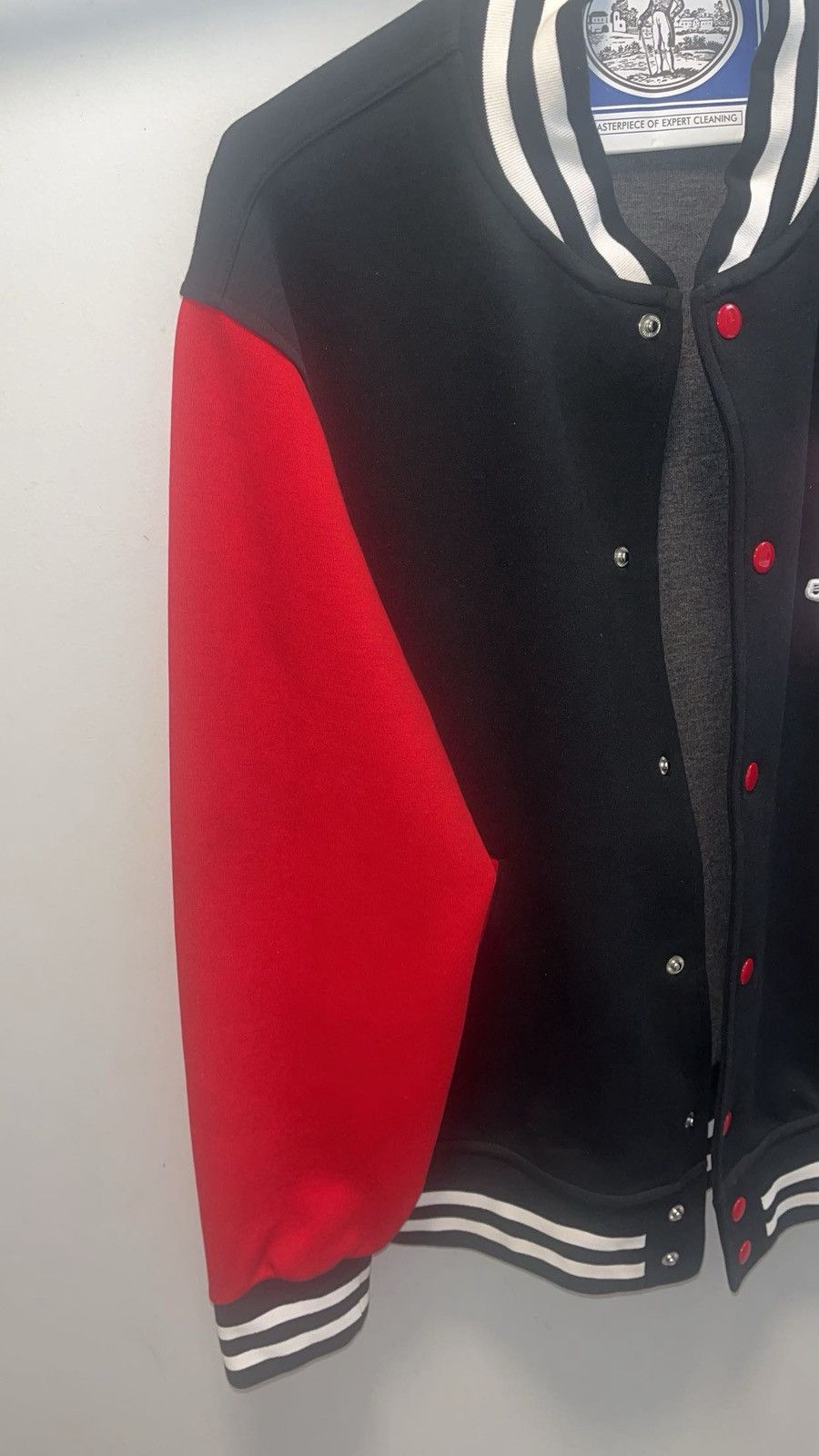 MLB × Polo Ralph Lauren POLO RALPH LAUREN RED & BLACK P-Wing VARSITY JACKET Size US M / EU 48-50 / 2 - 2 Thumbnail