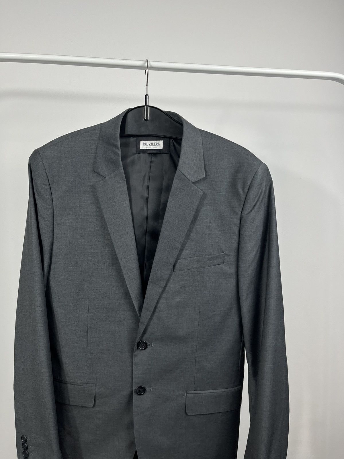 Pal Zileri Pal Zileri Grey Blazer Jacket Tailored Fit EU 48 Size 38R - 2 Thumbnail