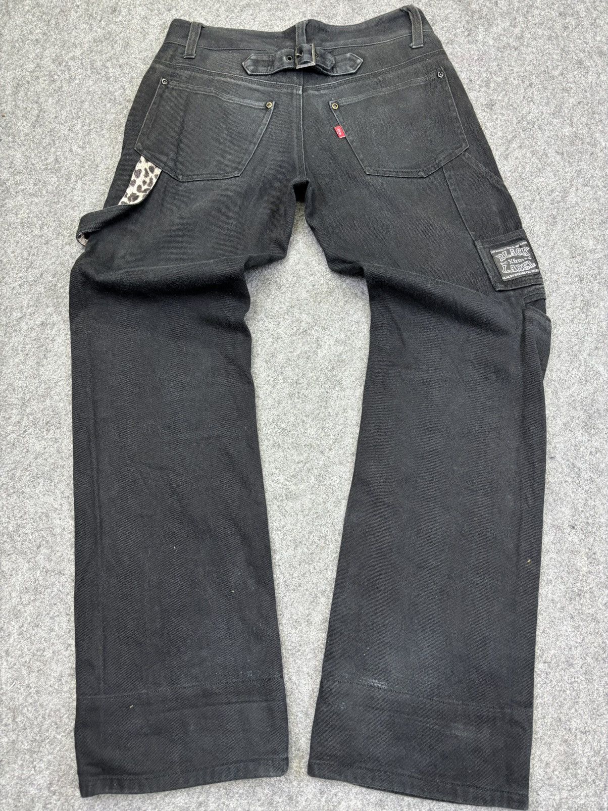 Japanese Brand 💥Insane Style💥Archival Xfrm Japan Half Cargo Denim F855 Size US 30 / EU 46 - 20 Thumbnail