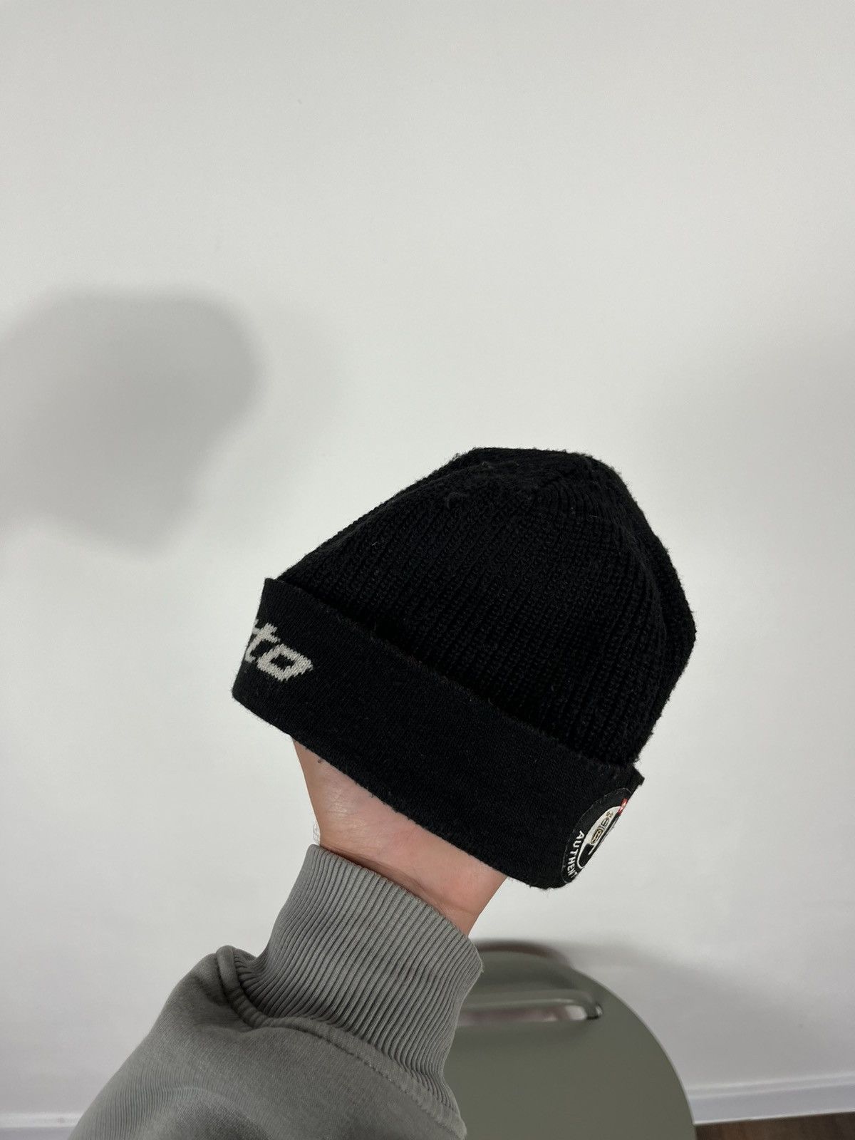 Lotto Sport × Vintage Vintage Lotto Juventus Beanie Black Knit Hat Made in Italy Size ONE SIZE - 6 Thumbnail