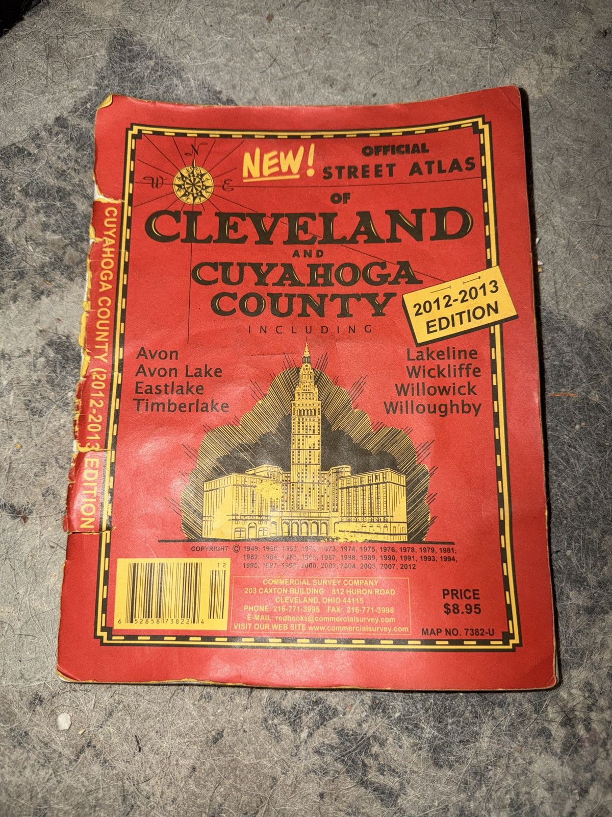 Hypebeast 2012 Official Street Atlas Of Cleveland And Cuyahoga County Size ONE SIZE - 1 Thumbnail